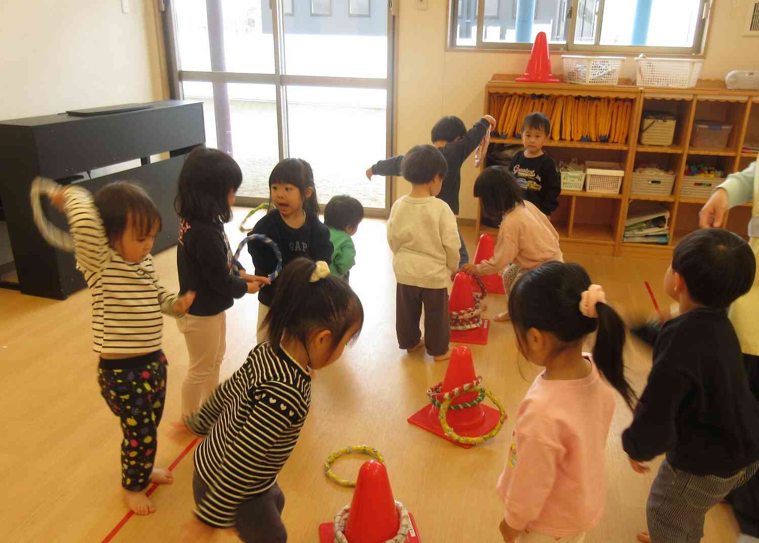 狙いを定めて、、それっ!