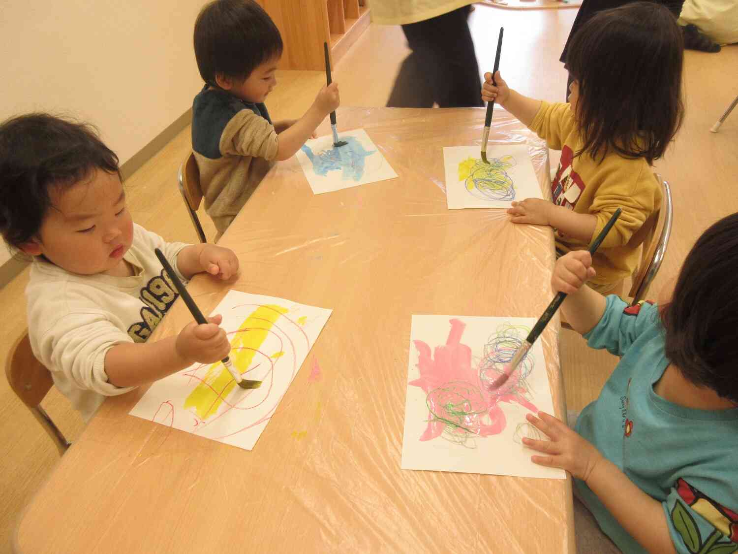 絵の具 たのしいな♡