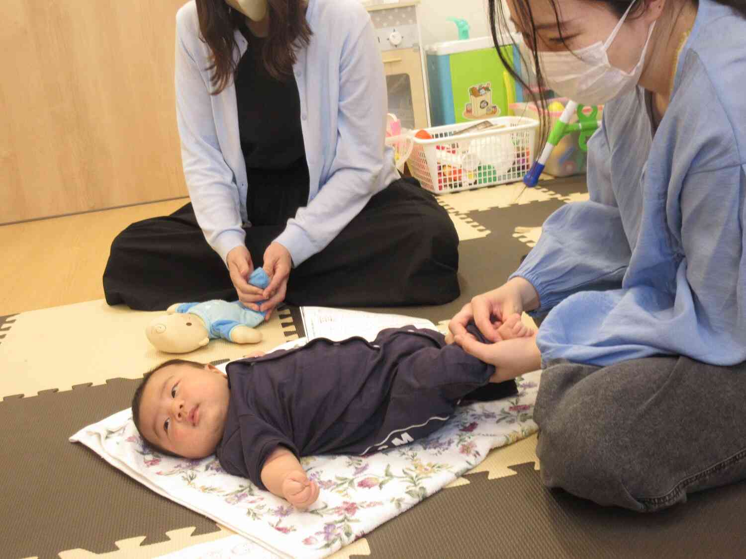 足裏とんとん♪