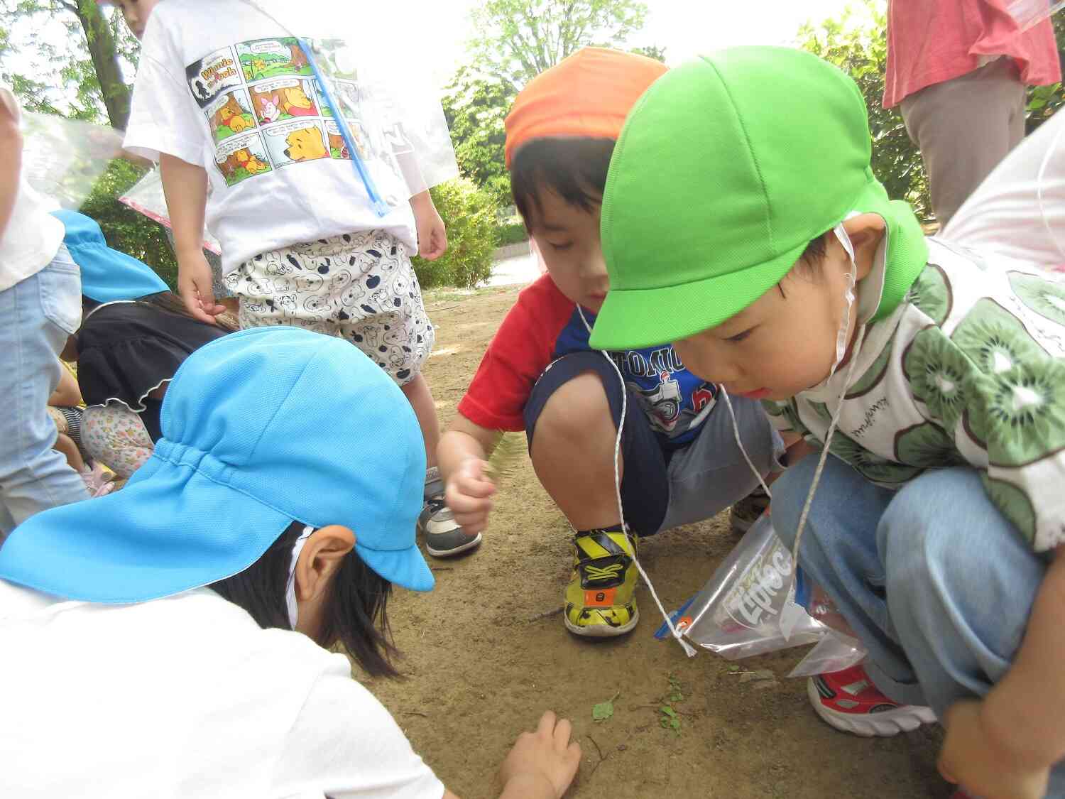公園でお宝を発見だ～。