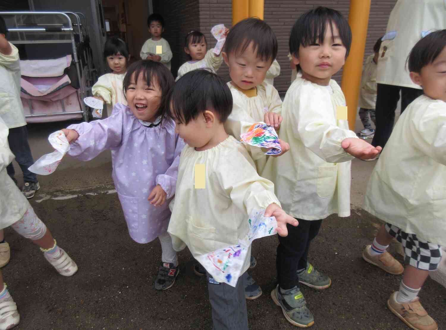雨だ～！！