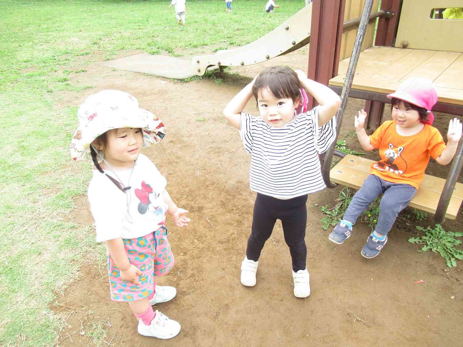 新しいお友だち。みんな仲良しです♡