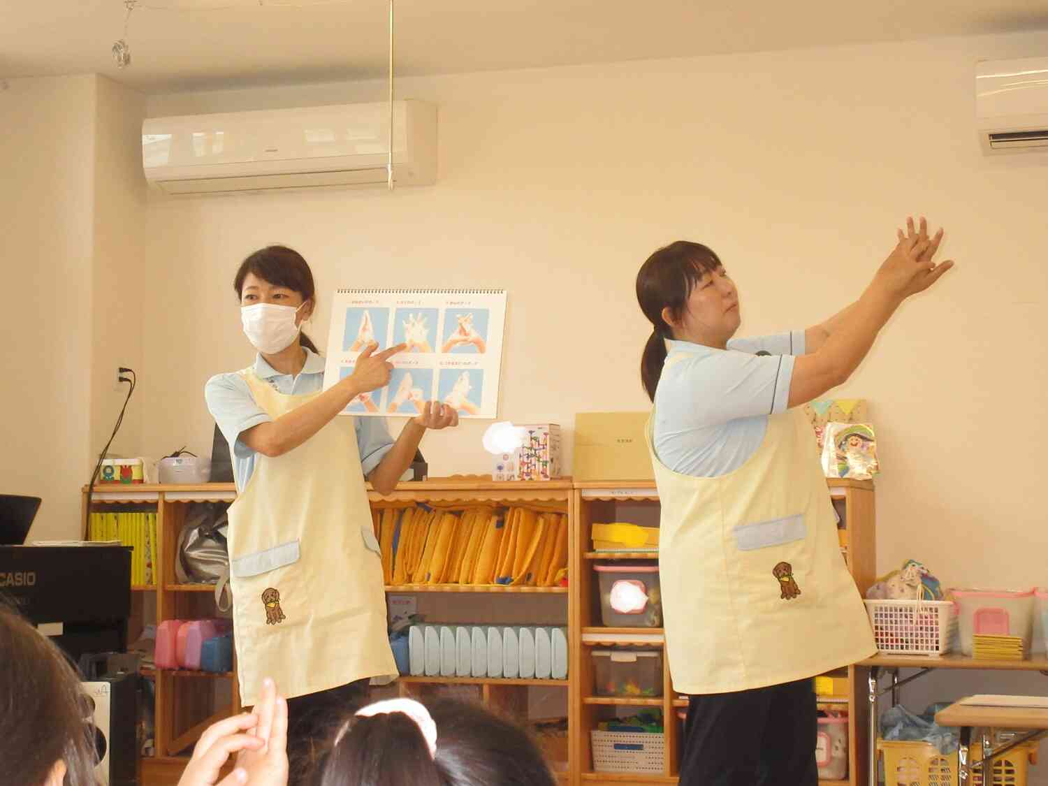 手洗いの仕方　やってみよう！！