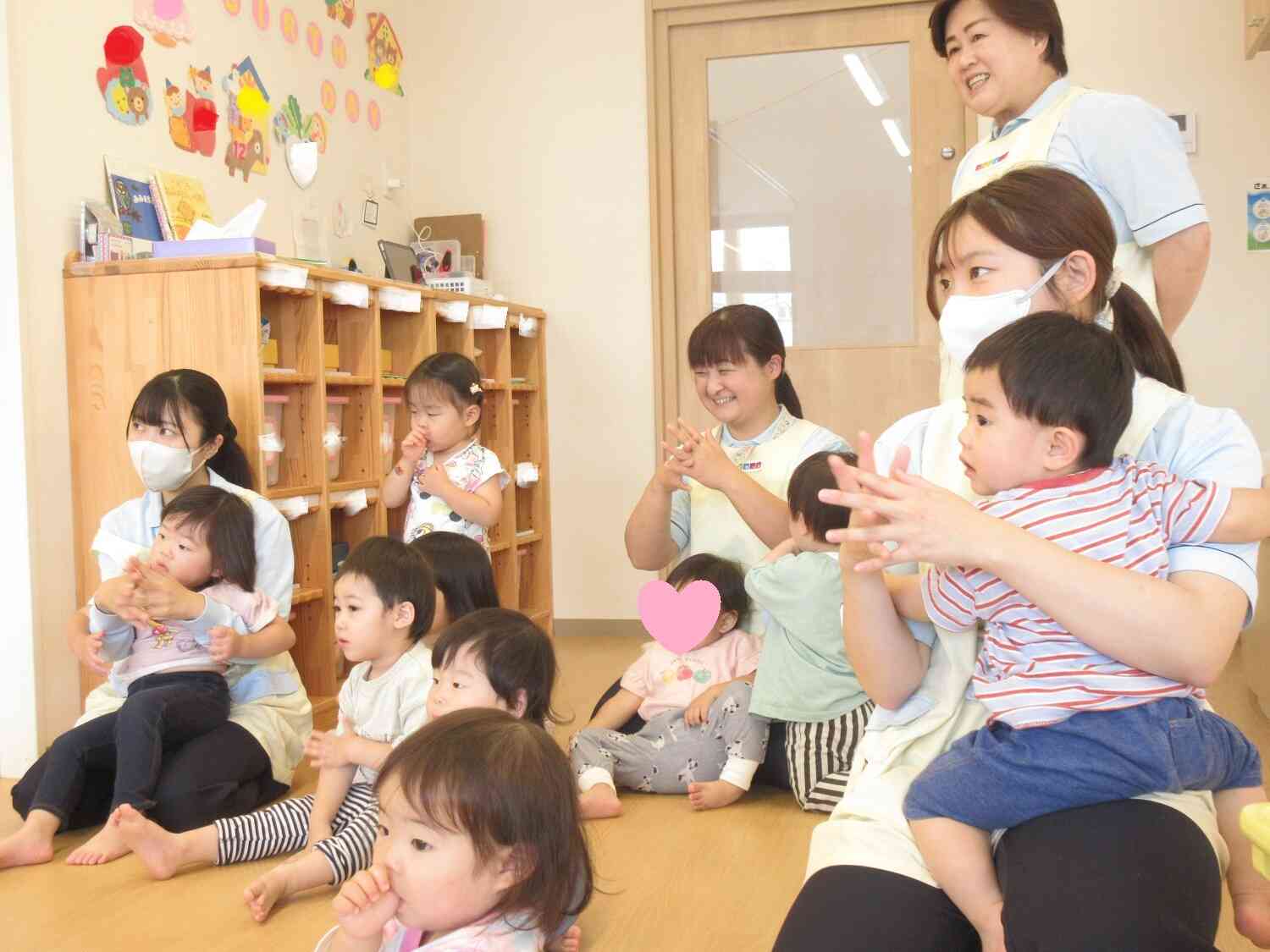 先生たちも一緒に
