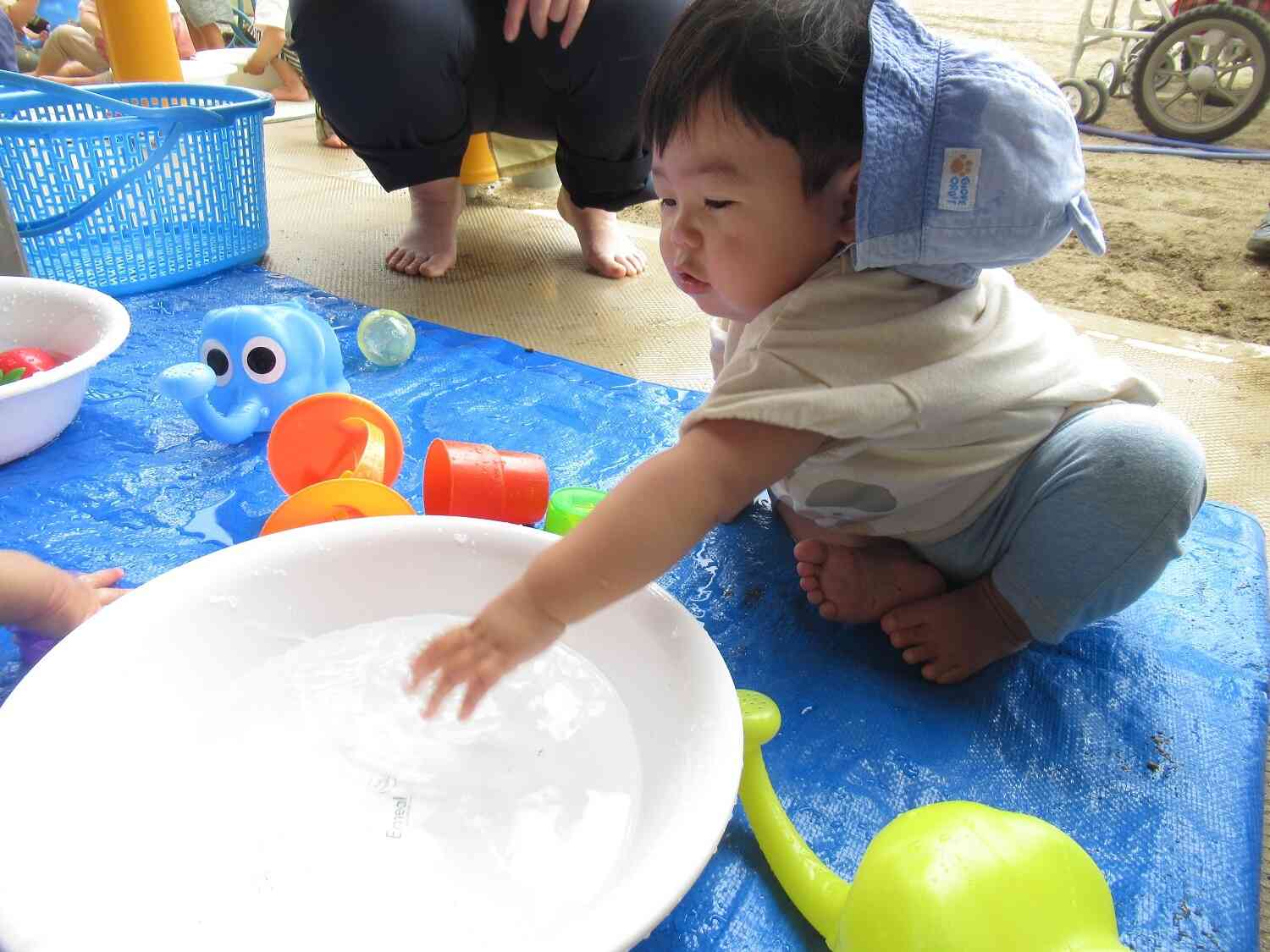 冷たくて気持ちいいね！