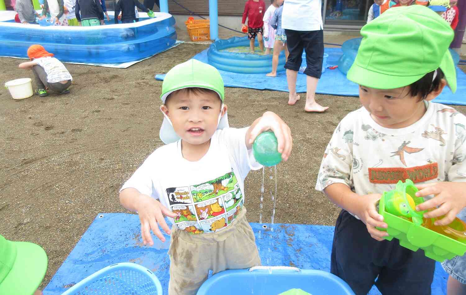 お水が出てきた！！