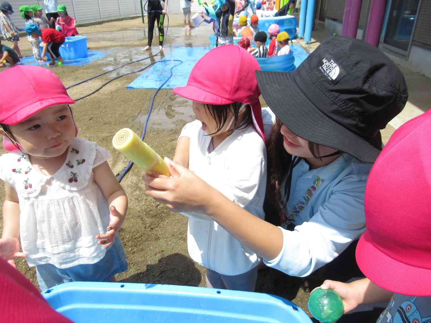 水鉄砲を発射！！！
