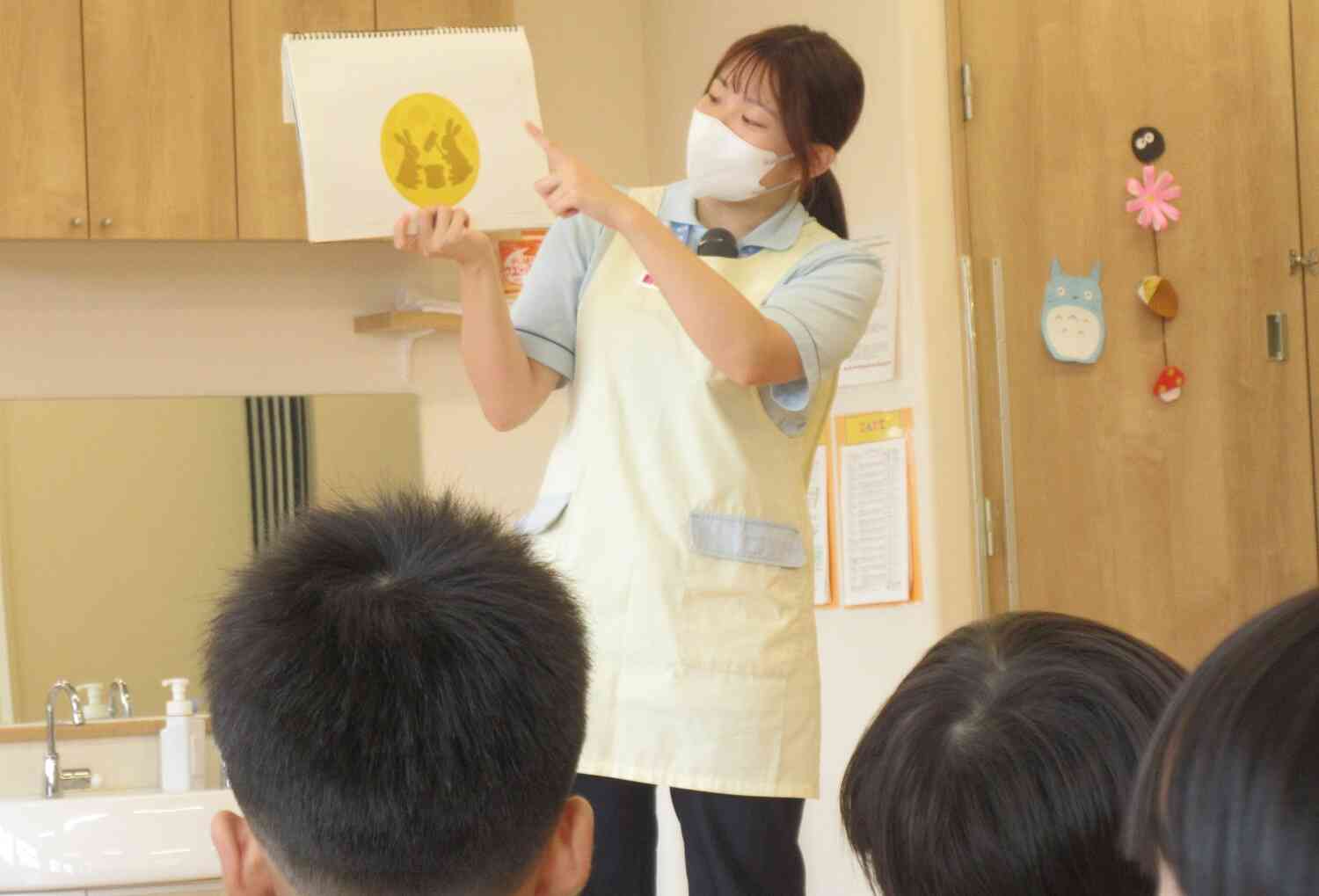 お月見集会（食育）お団子作り