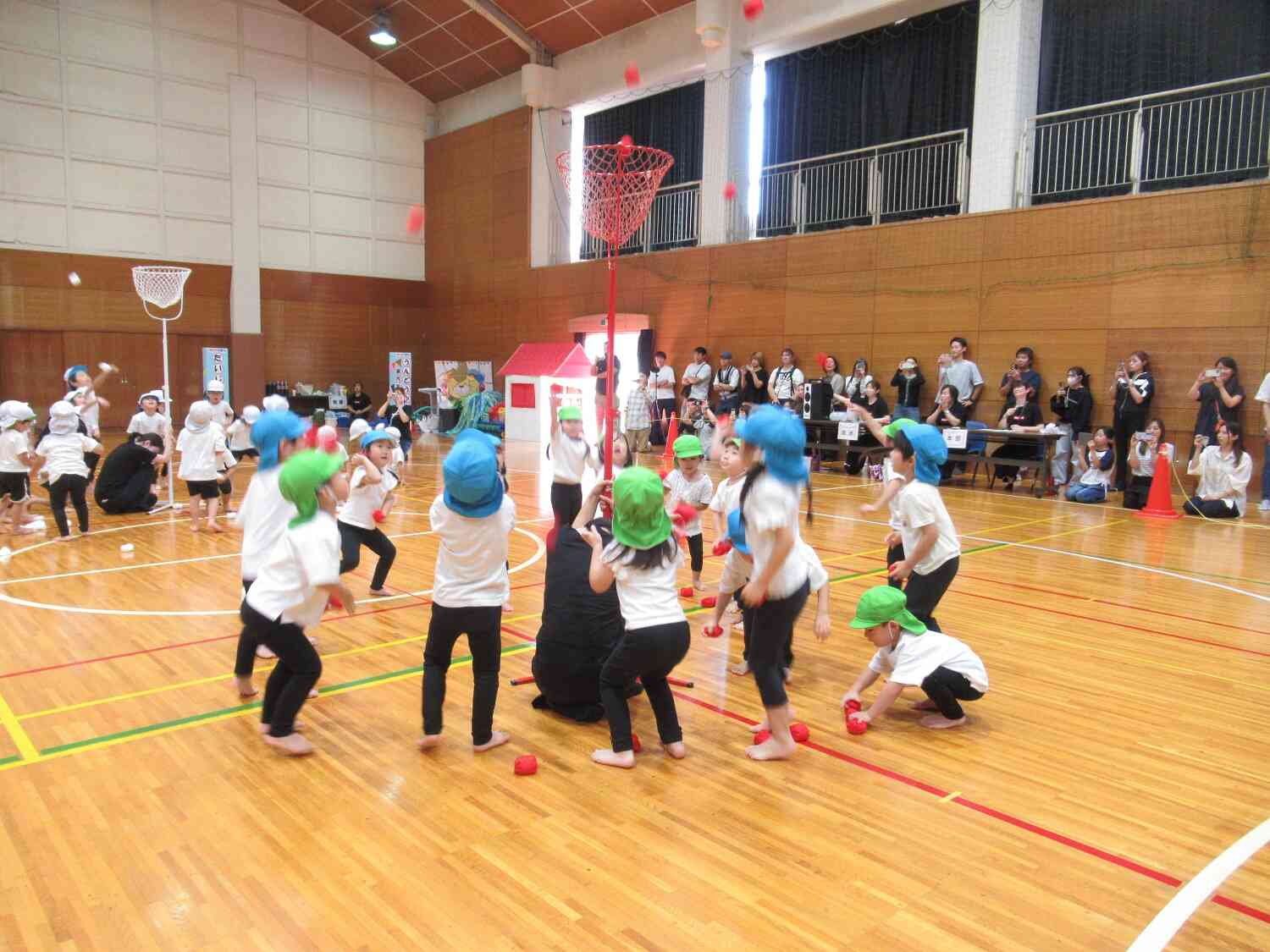 玉入れも楽しかったね☆