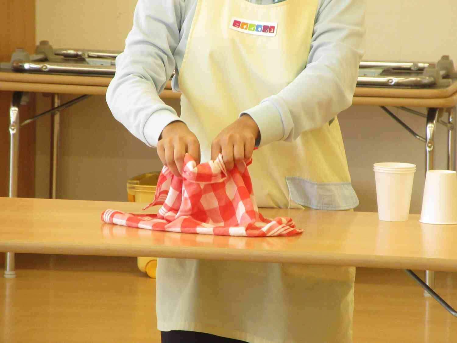 布を掛けると・・・