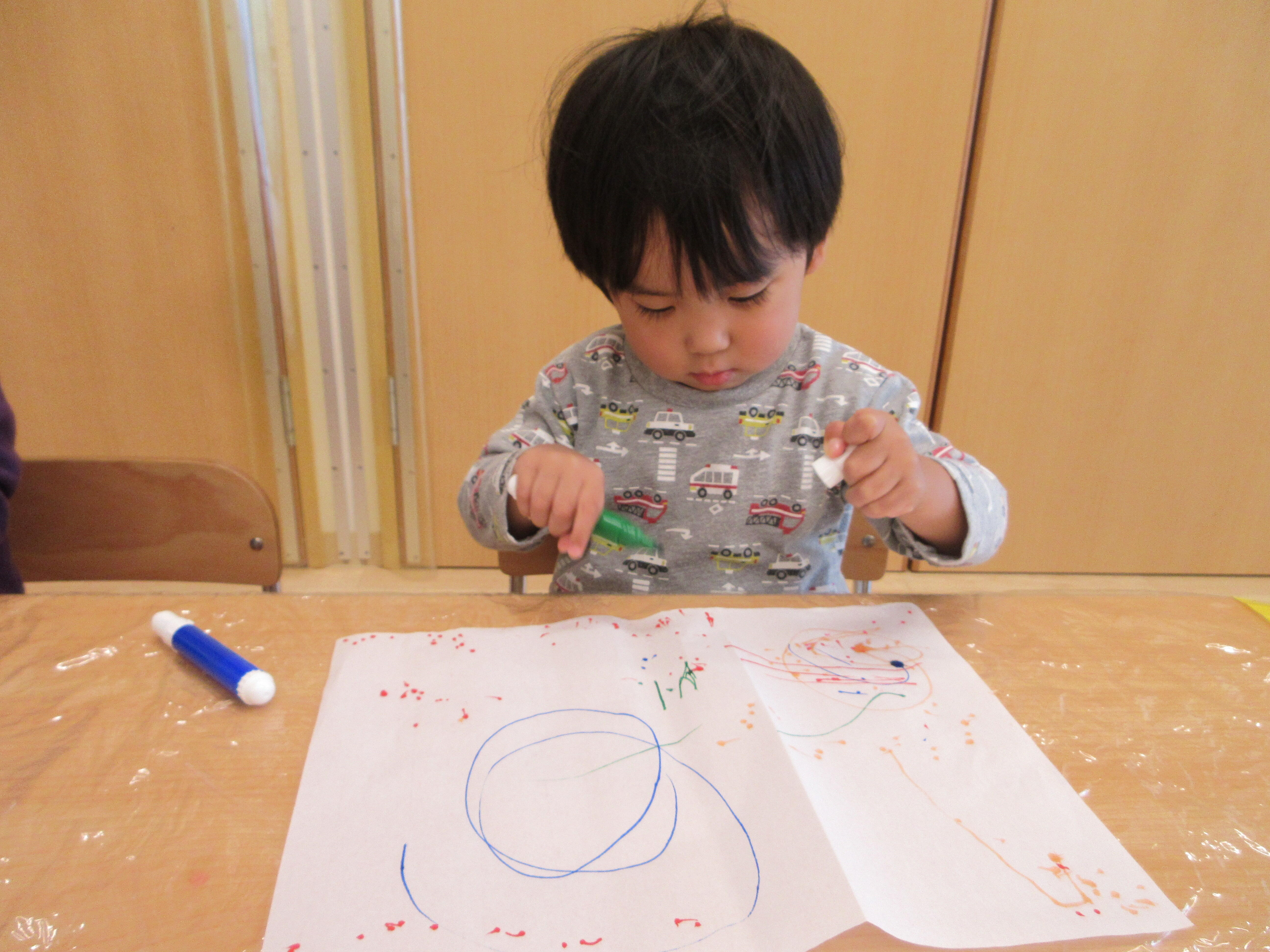 キャップも自分で取るよ！