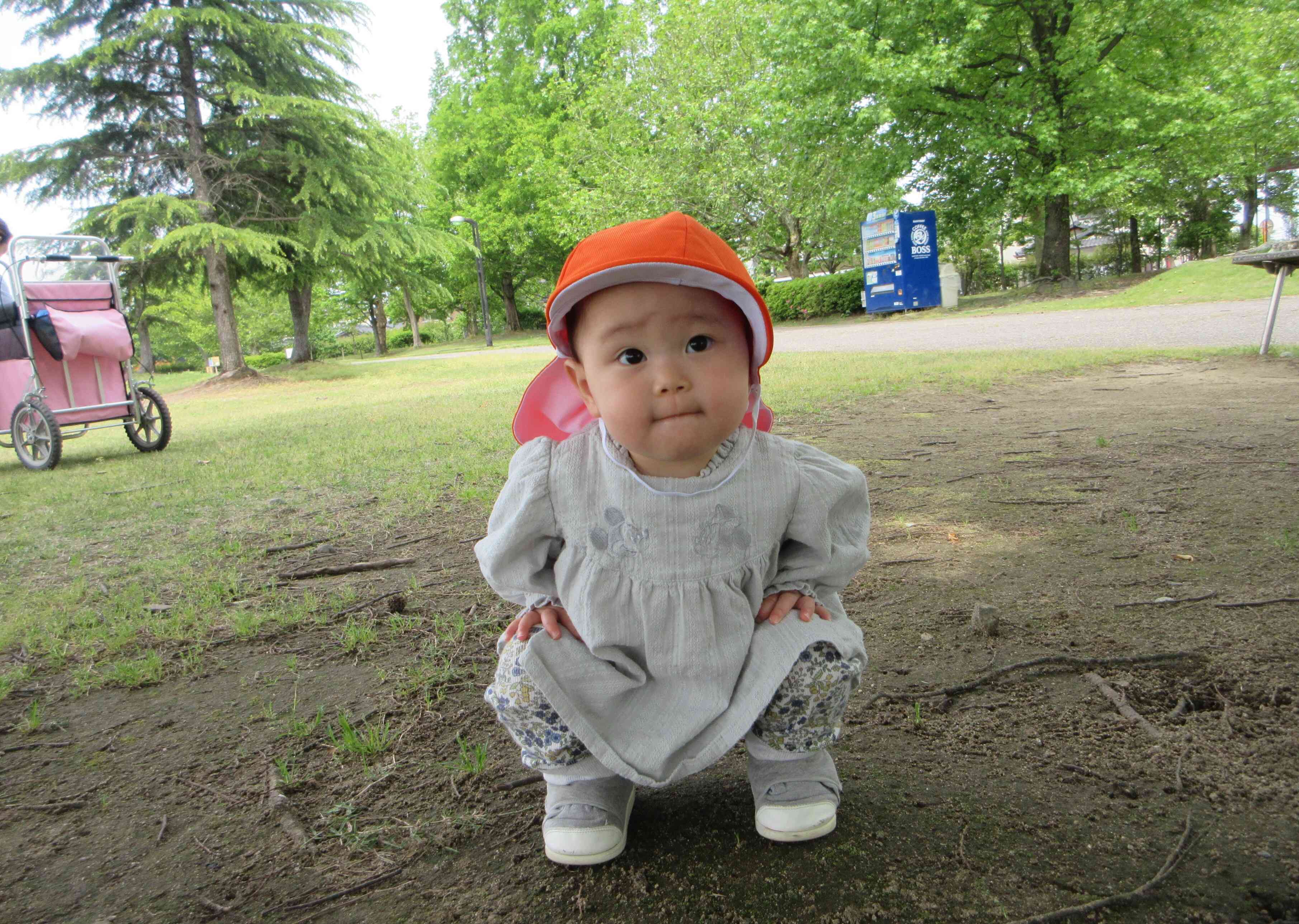 木陰で休憩中です♡