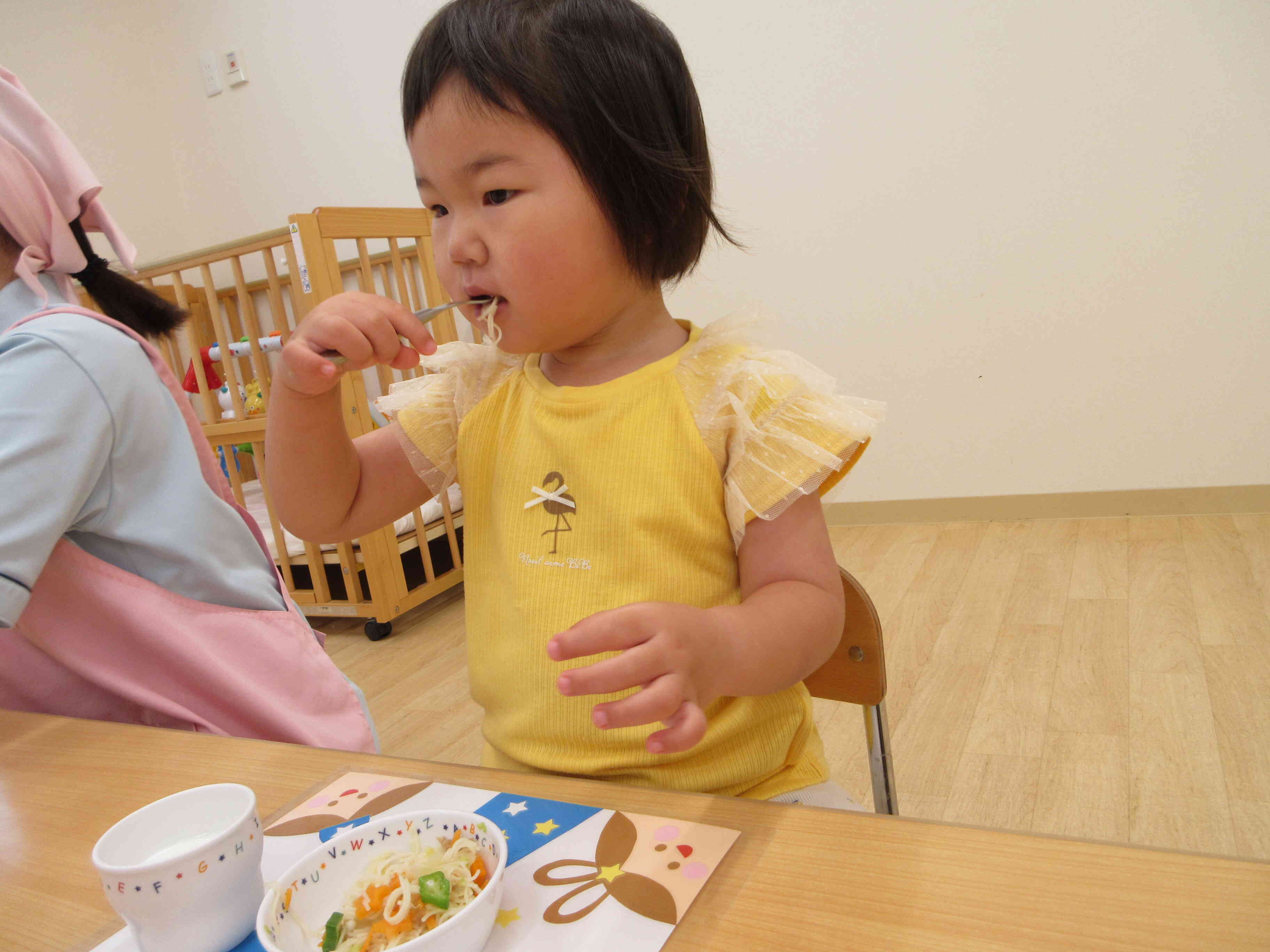 ツルツル！美味しいね！