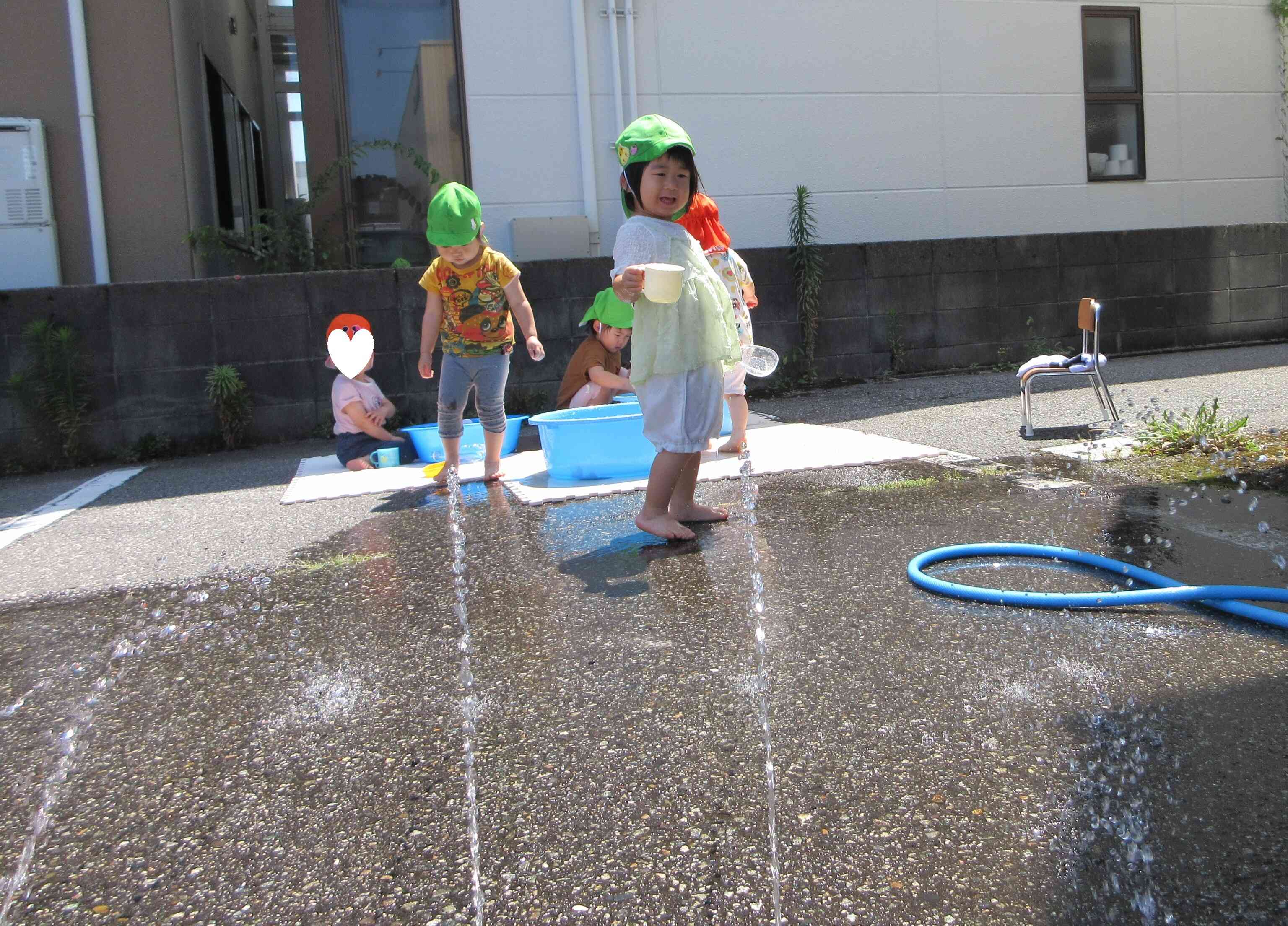 冷たくて気持ちいいね~!
