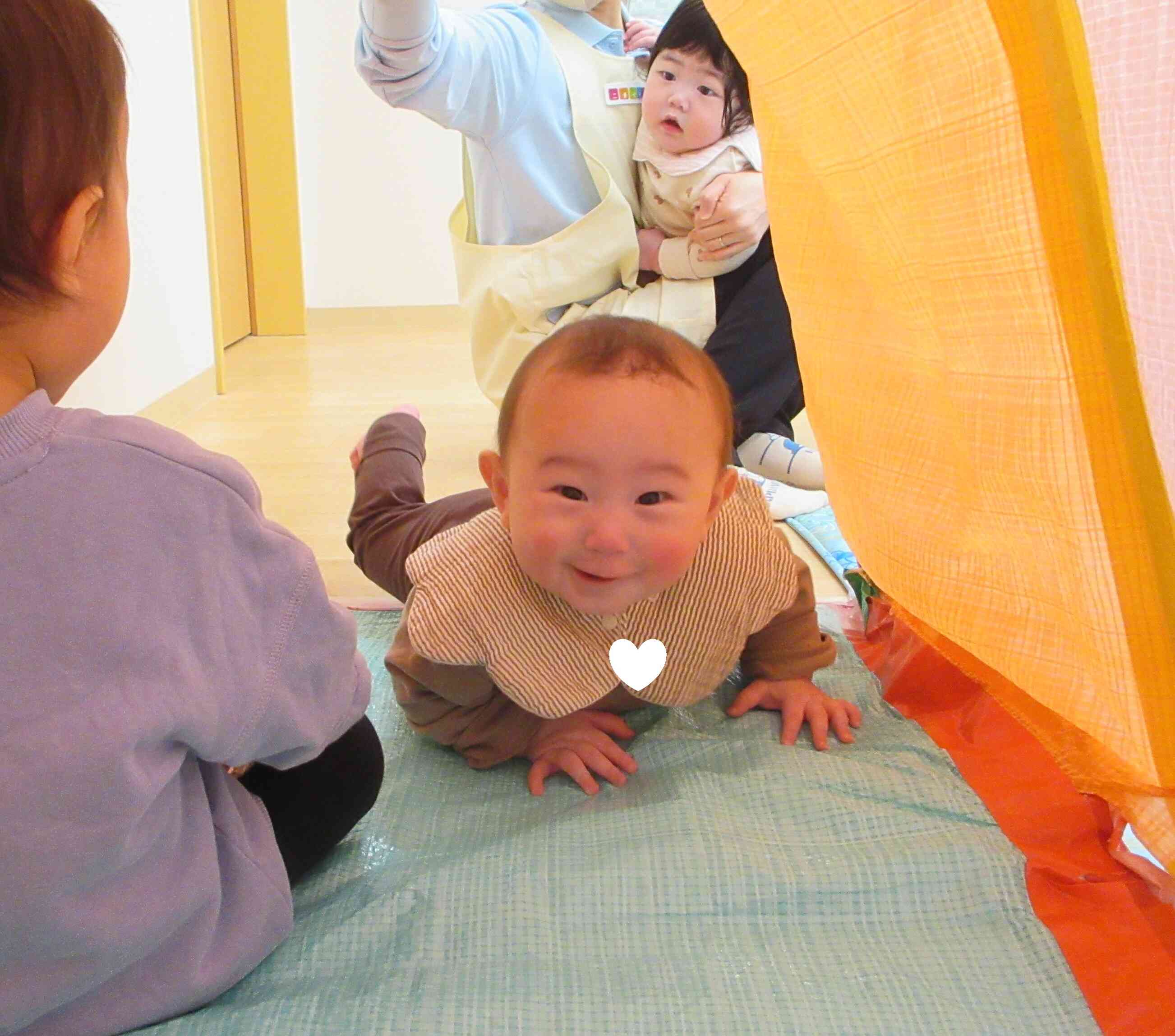 ばぁ！みてみて～！