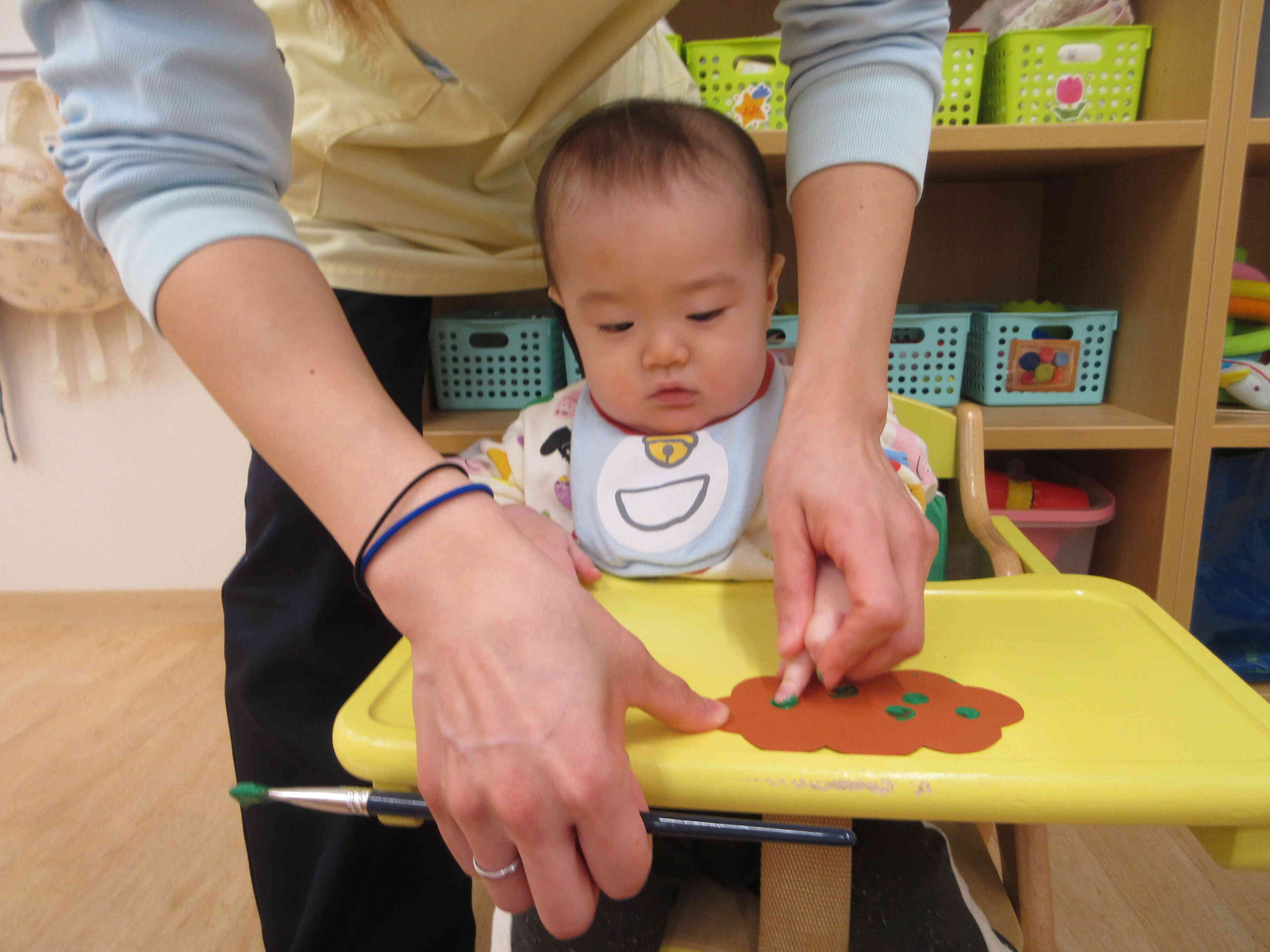 0歳児さんも作ったよ！