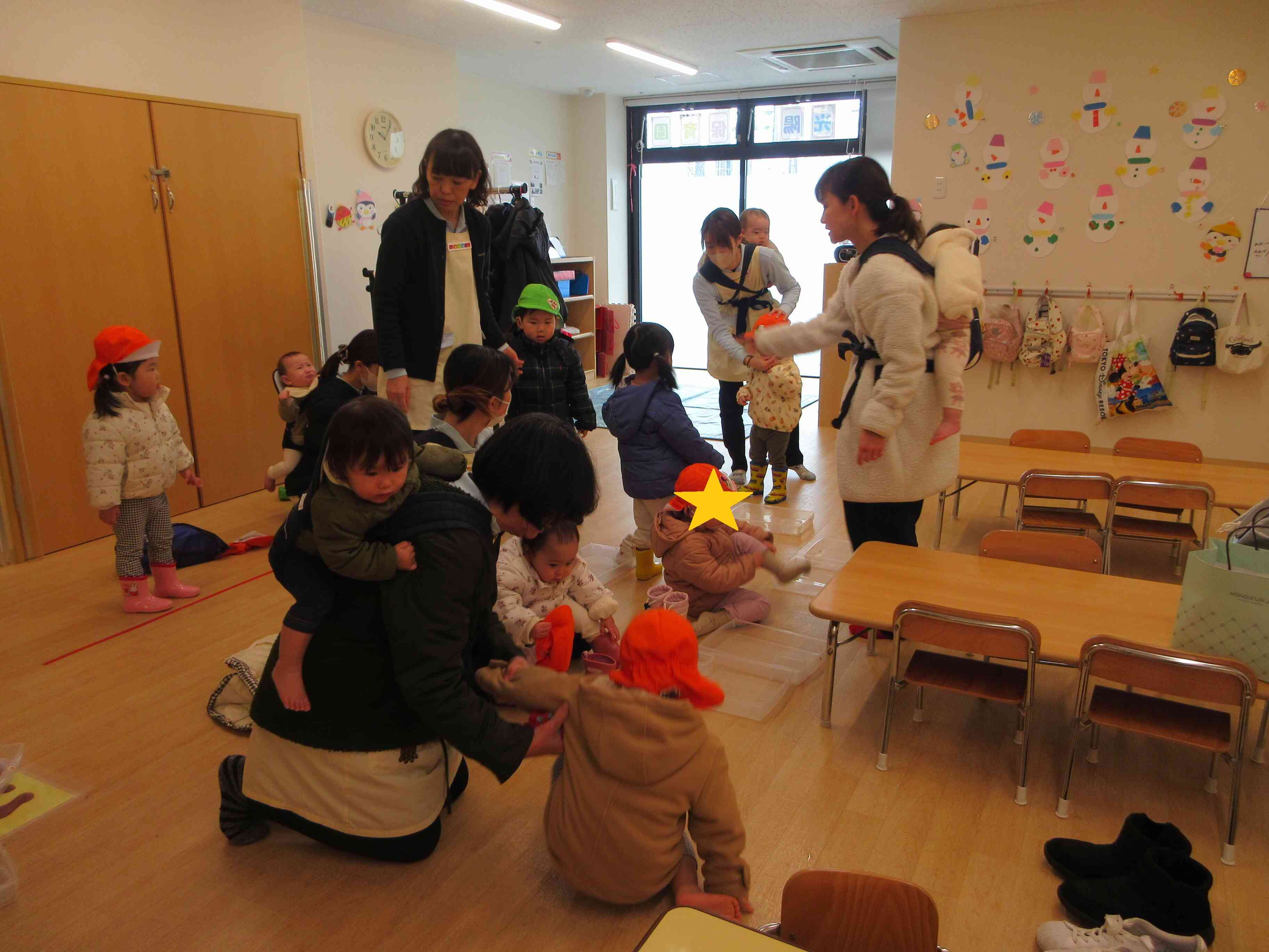 落ち着いて避難ができました