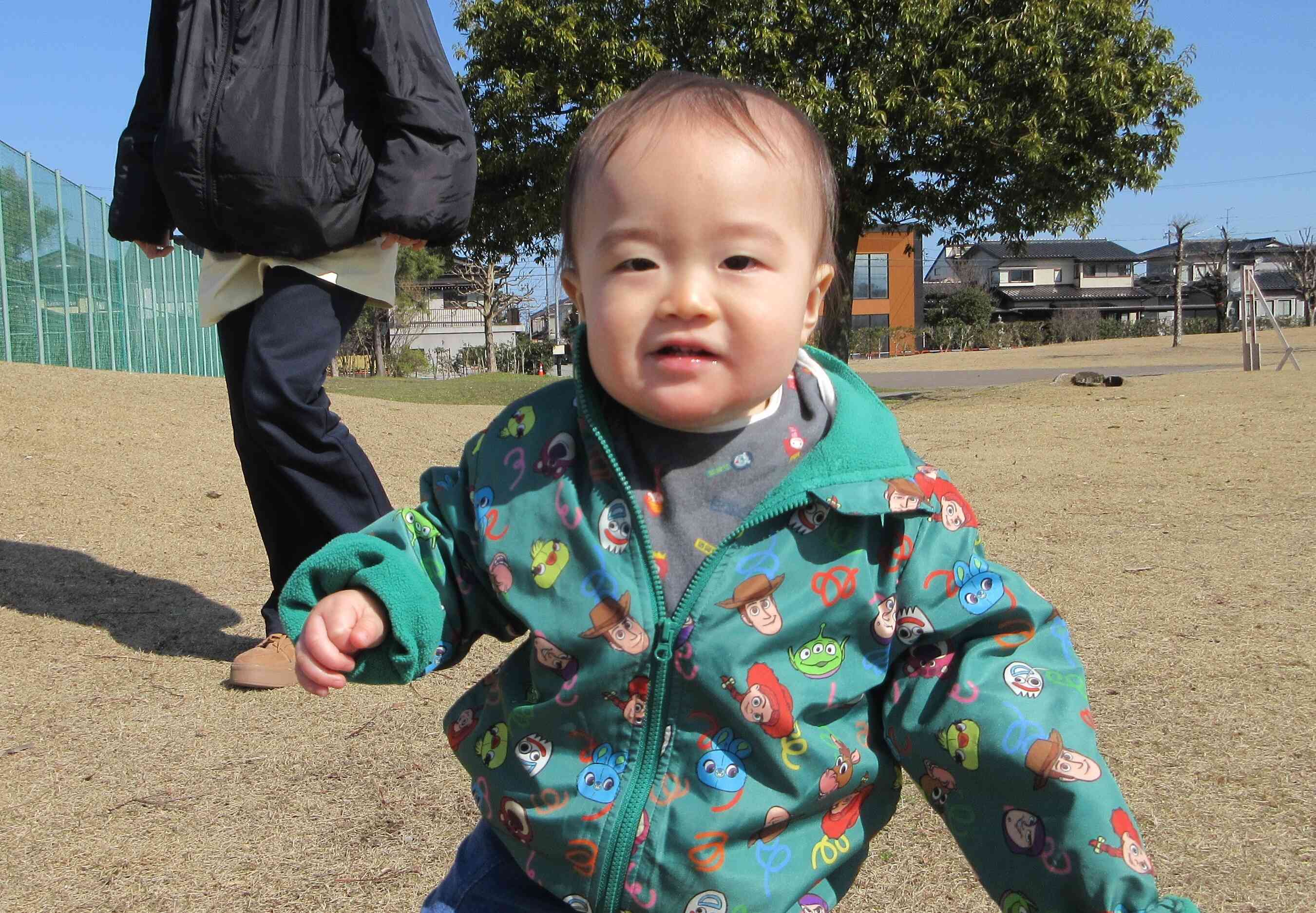 上手に歩けるようになったよ～！