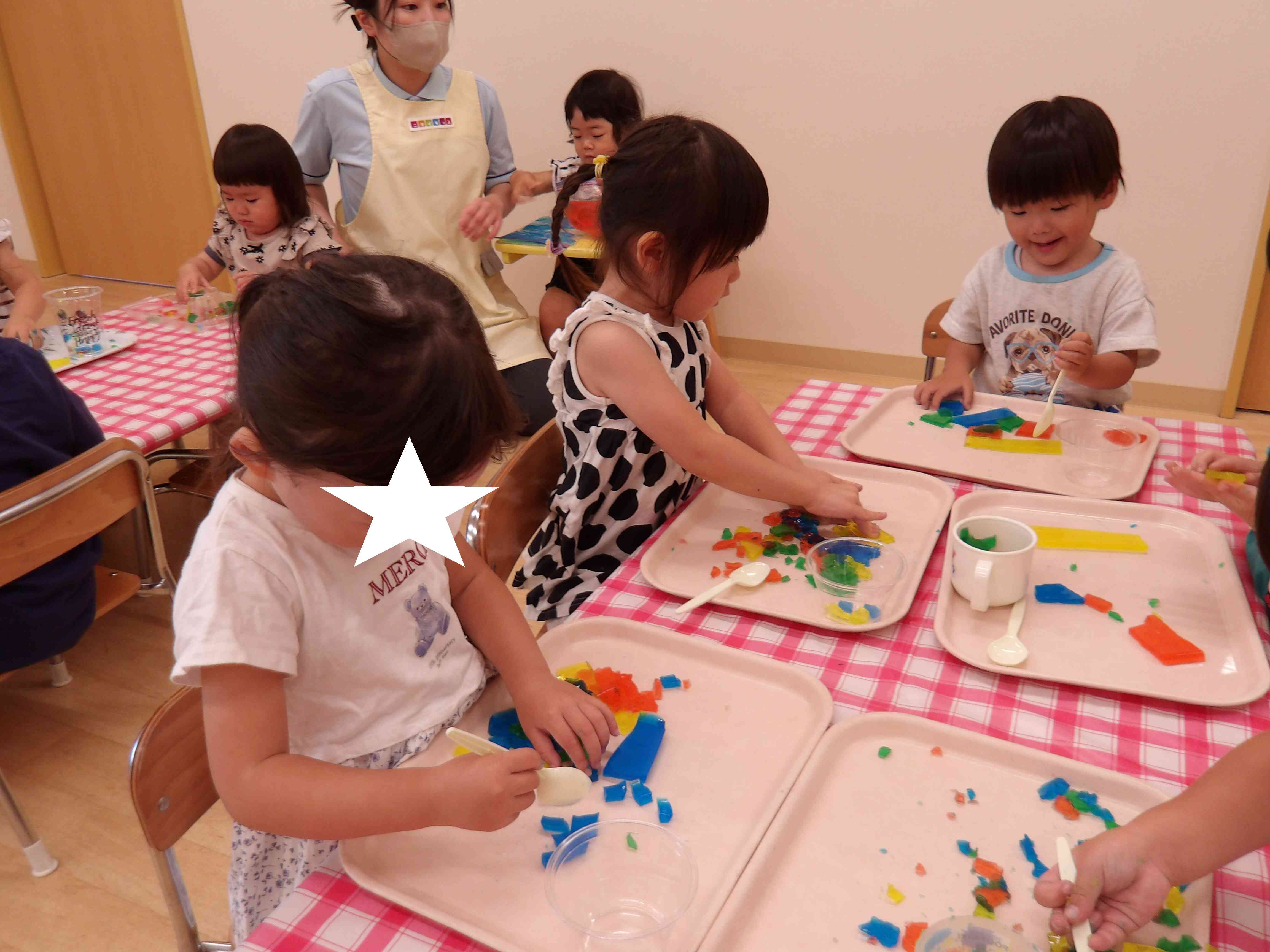 カラフル寒天♪