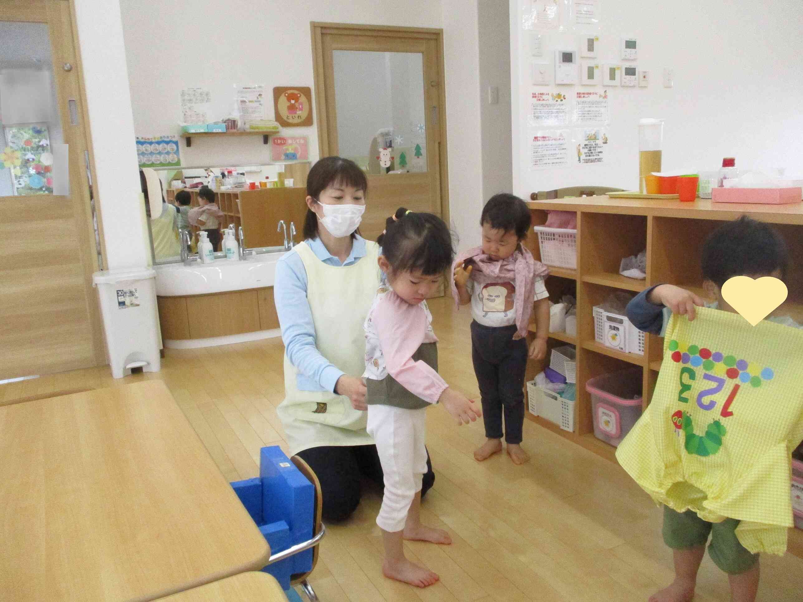 うさぎ組さんとぱんだ組さん