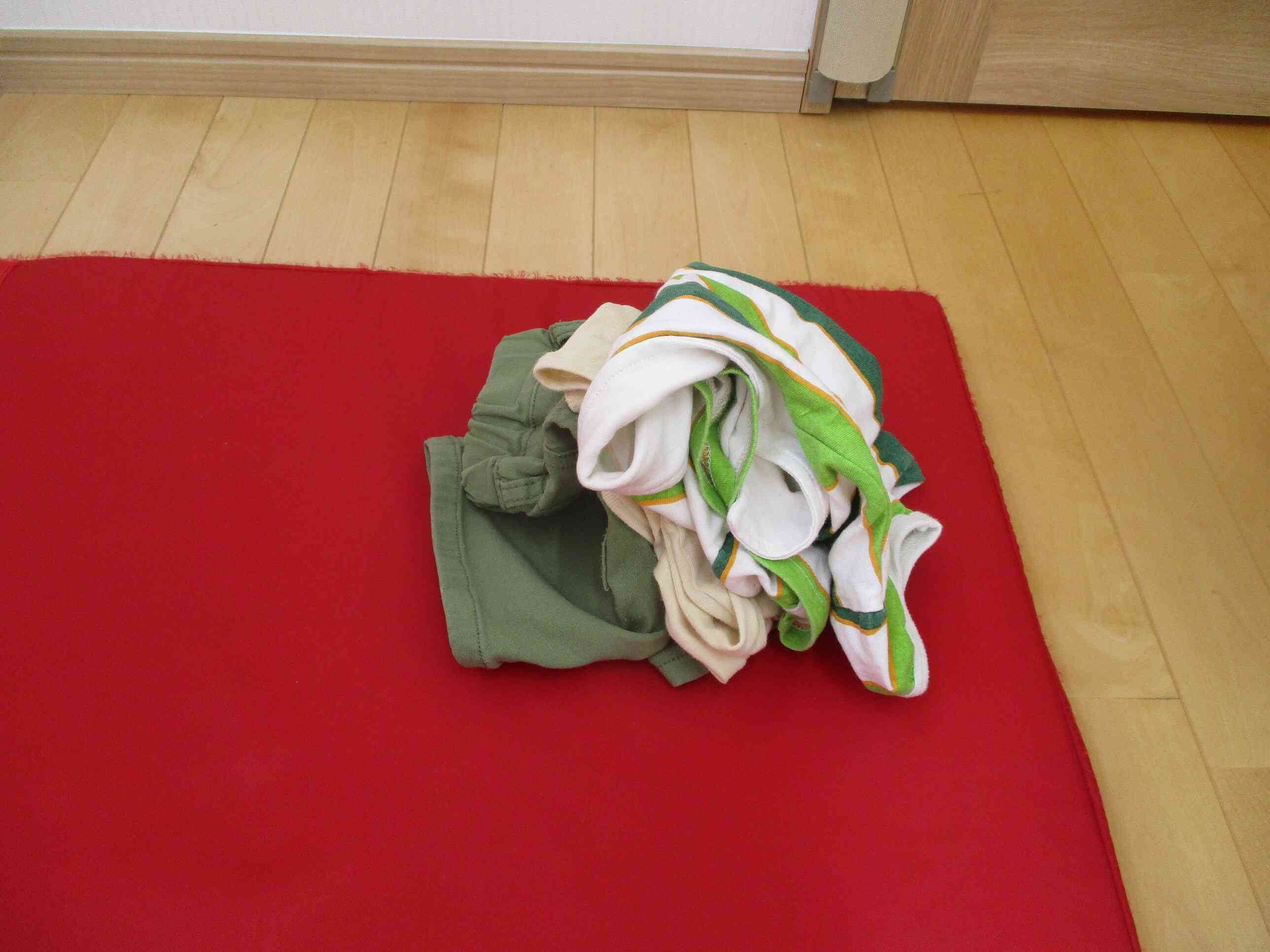 脱いだ後は