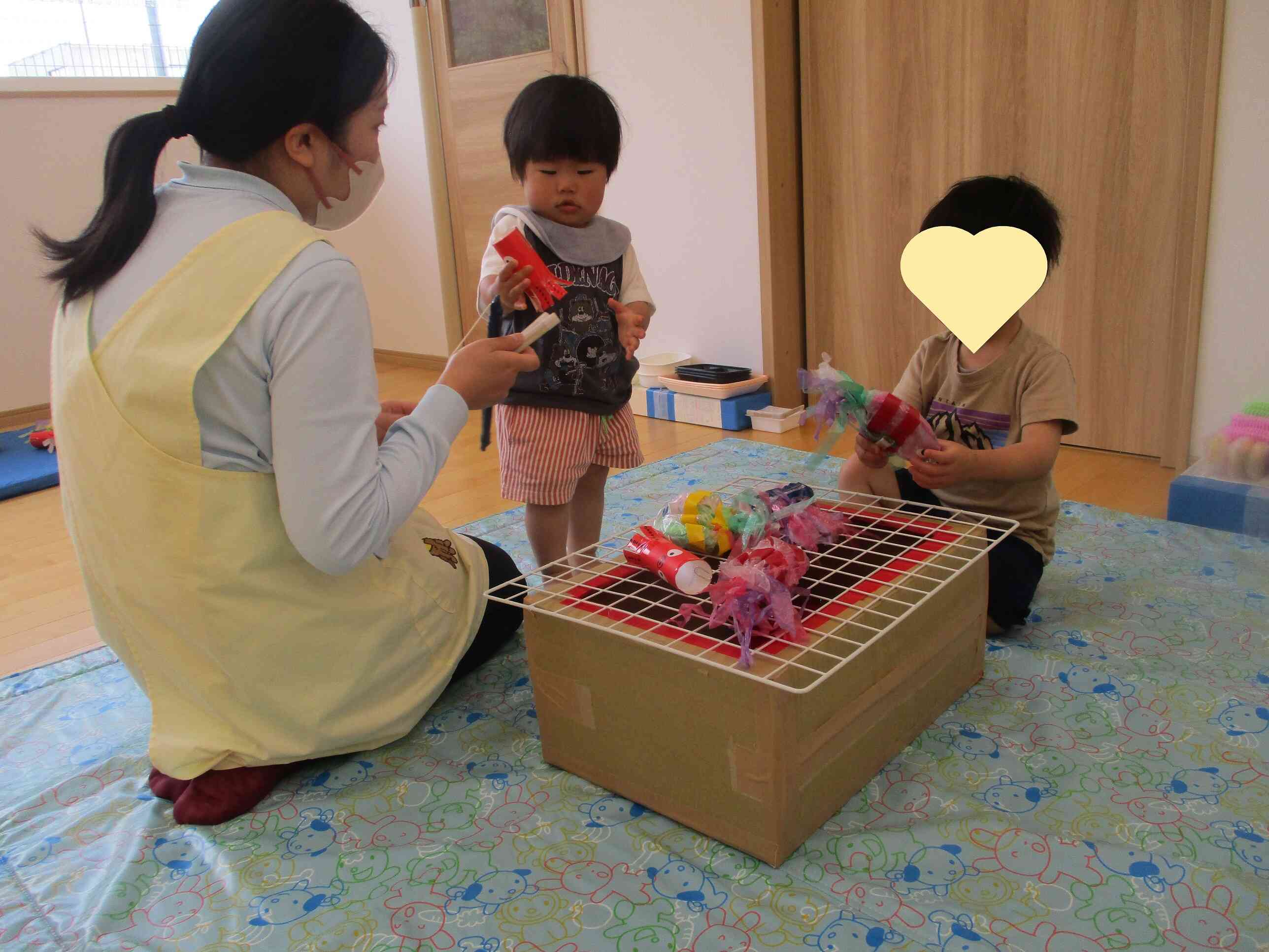 バーベキューごっこ|東洋紡株式会社 おーきっず(従業員専用)|ニチイキッズ