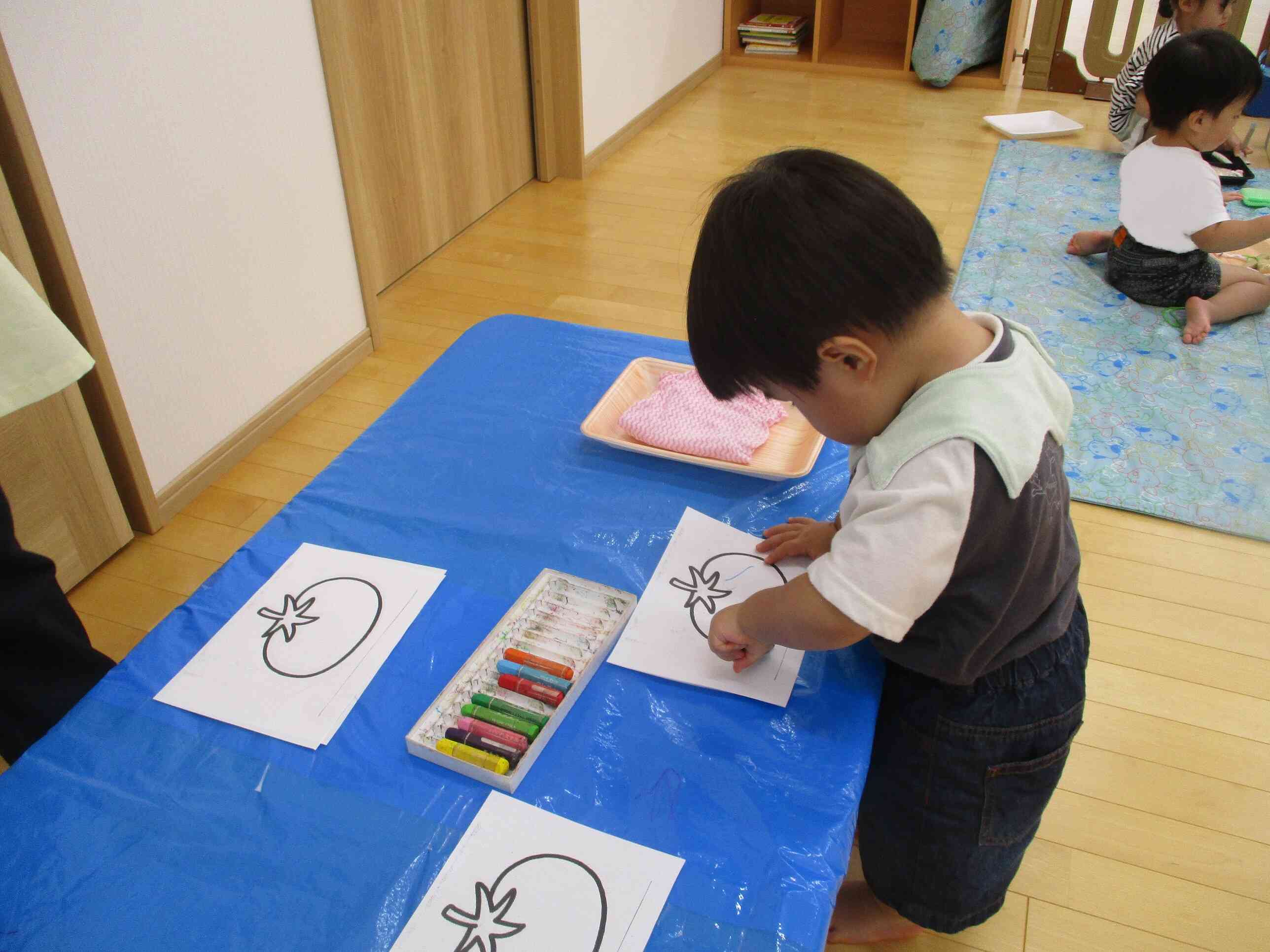 ぬり絵コーナー