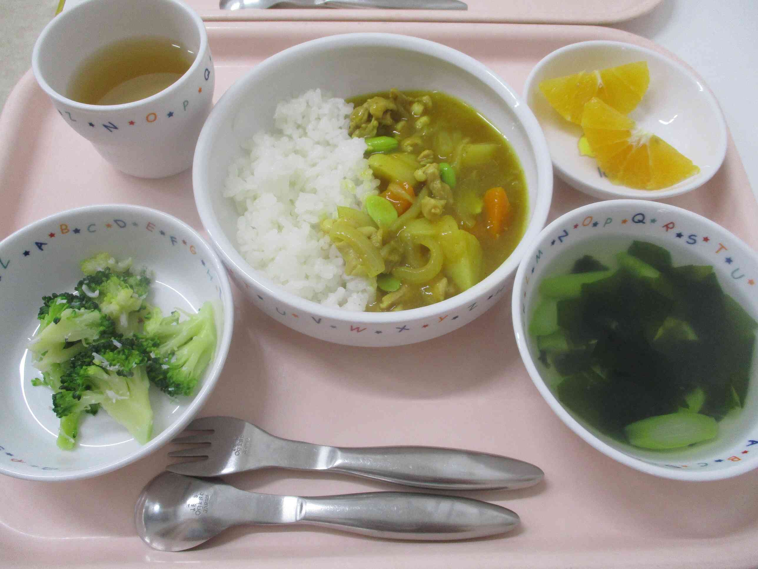 ８月１日の給食（幼児食）