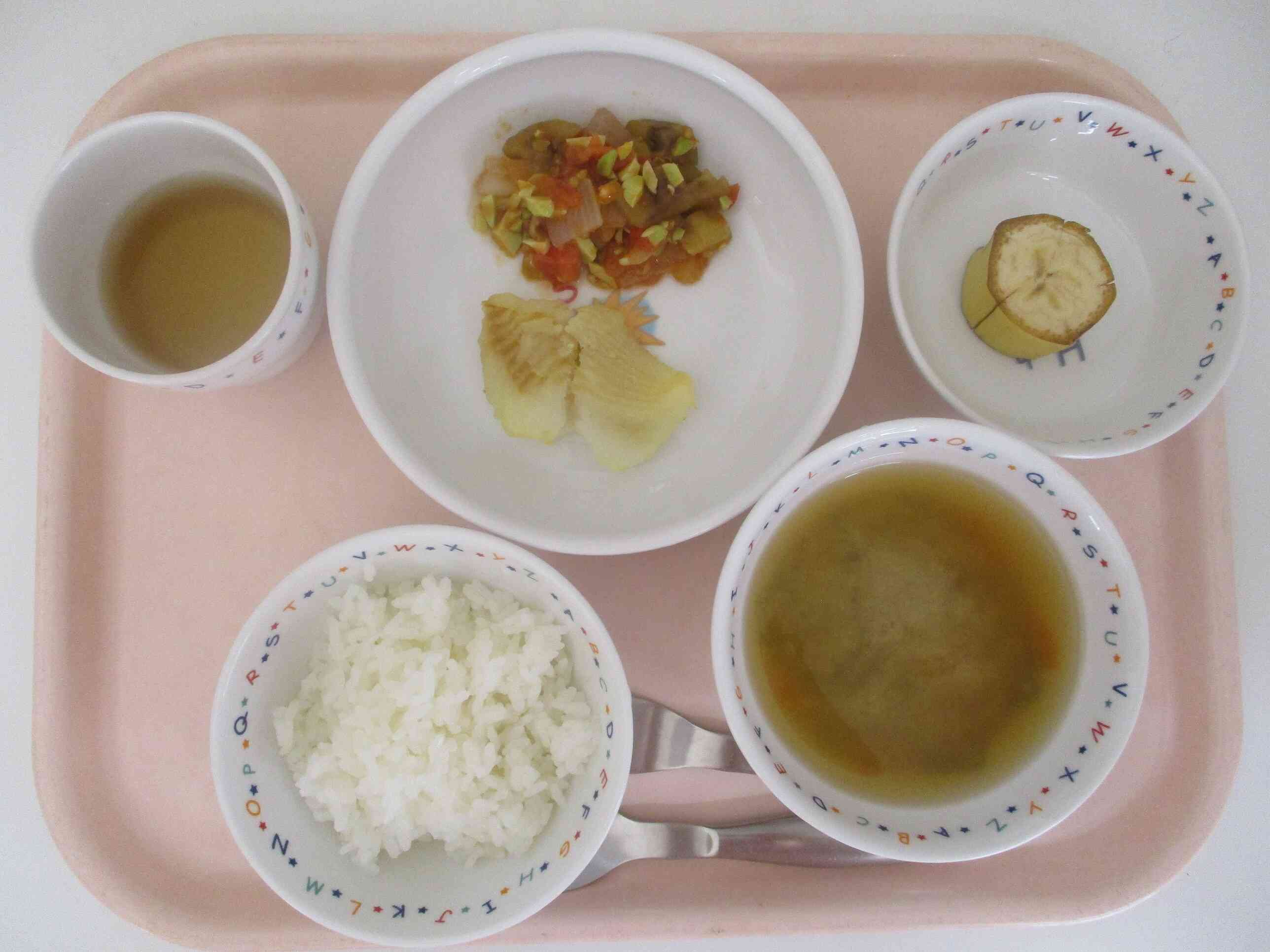 ８月１３日の給食（幼児食）