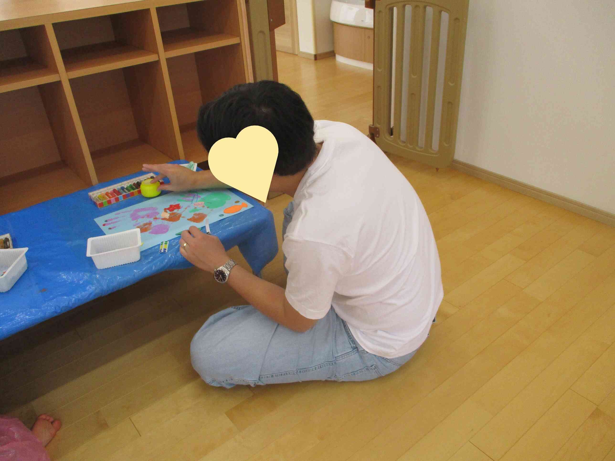 楽しそうなお父さん