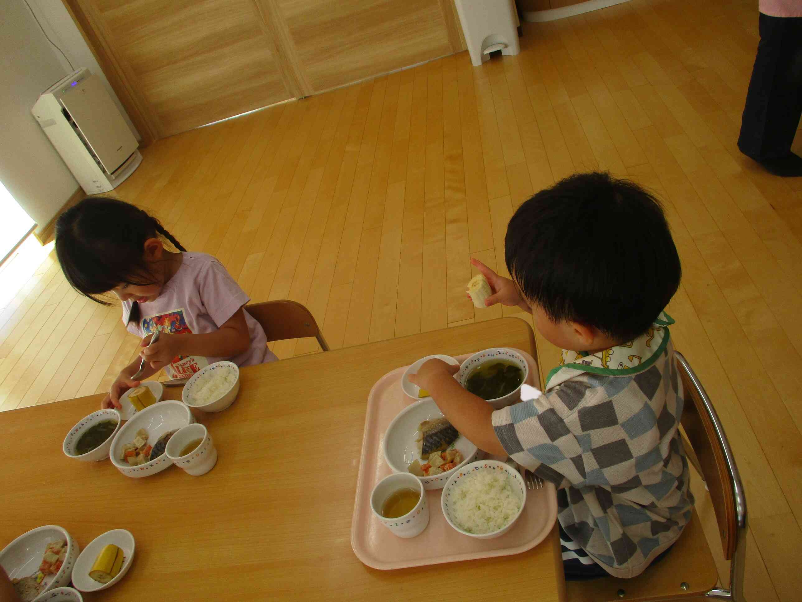 ぱんだ組とうさぎ組