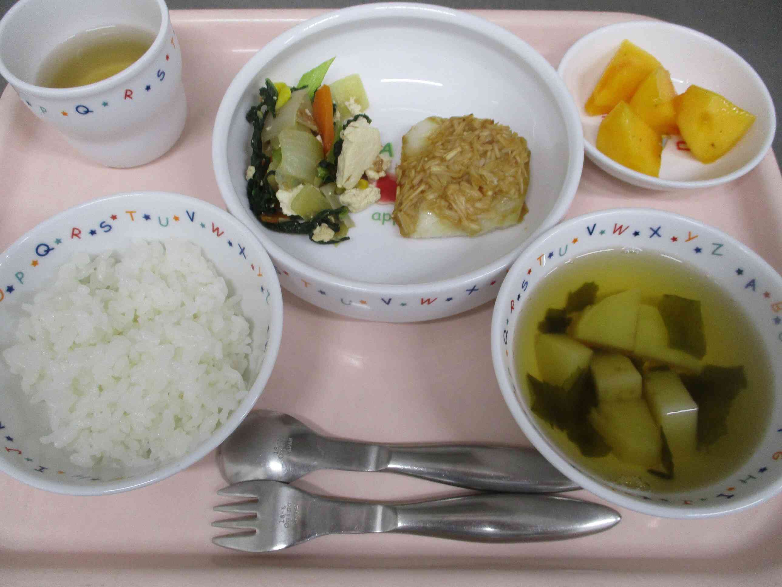 １０月１６日の給食（幼児食）