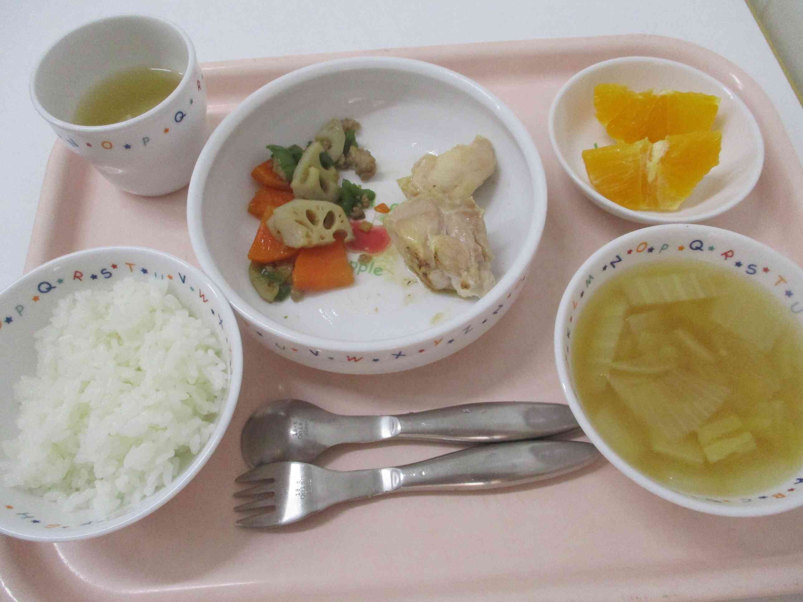 １１月７日の給食（幼児食）