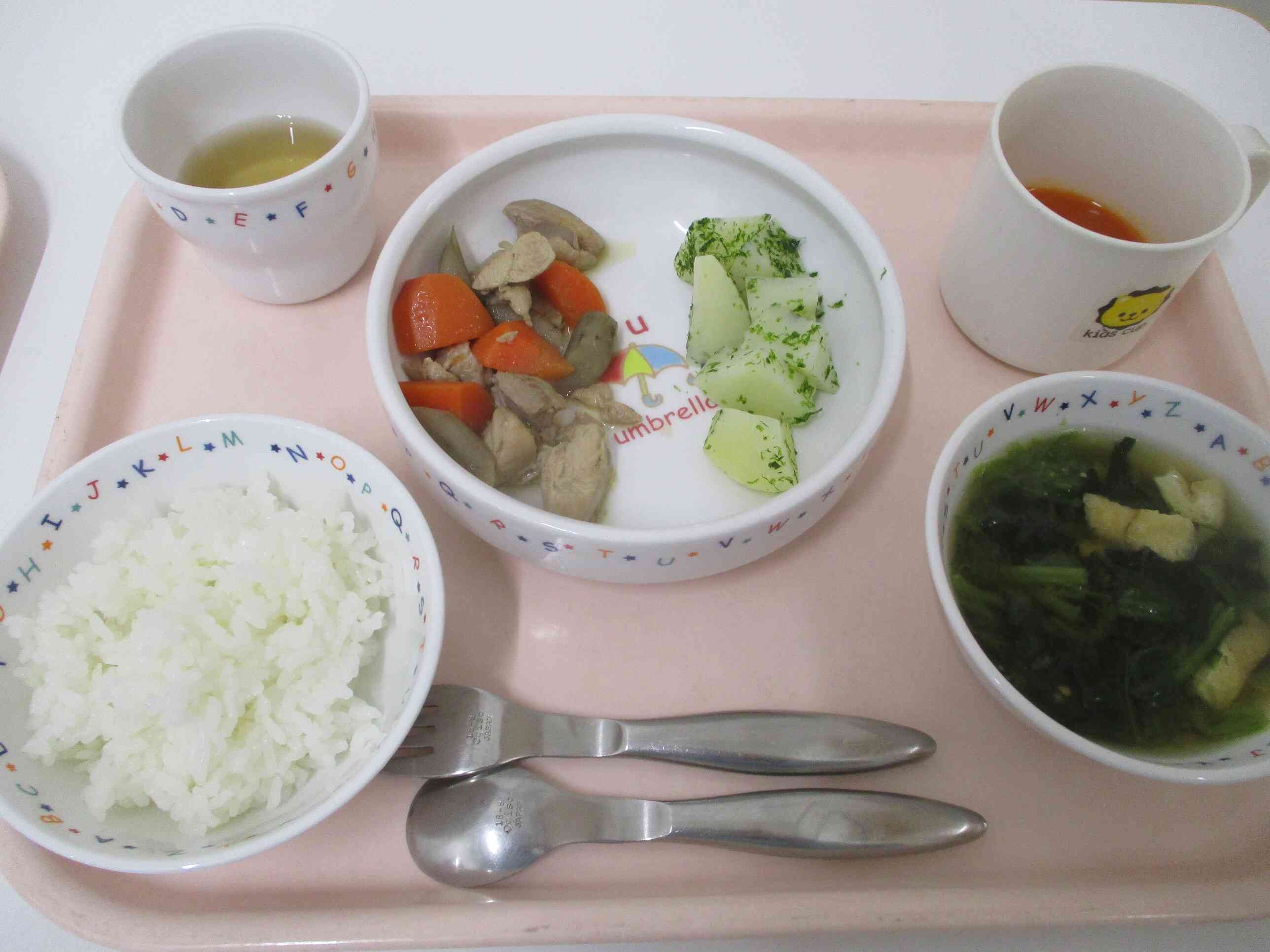 １１月２５日の給食（幼児食）