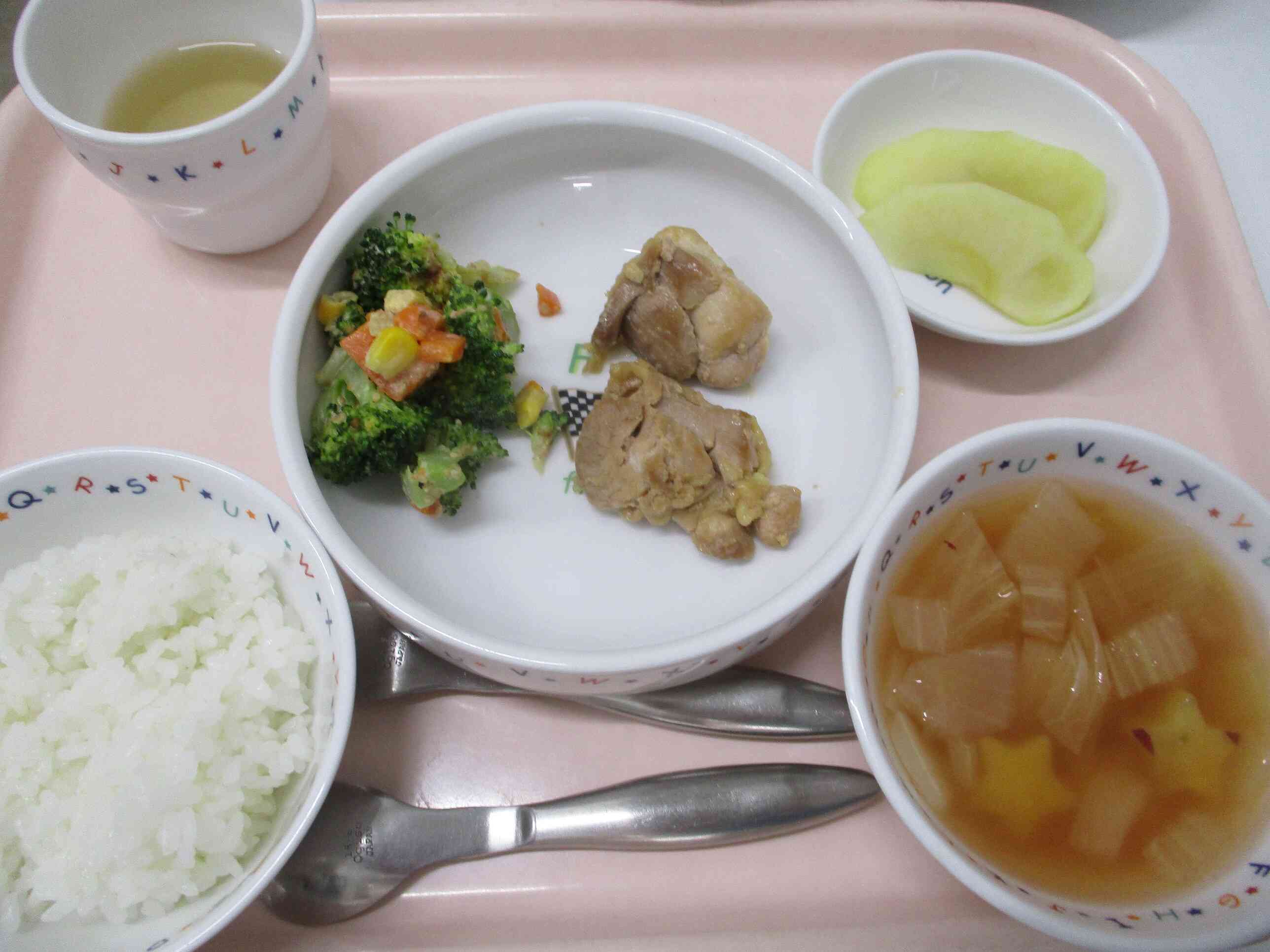 １２月２５日の給食（完了食）