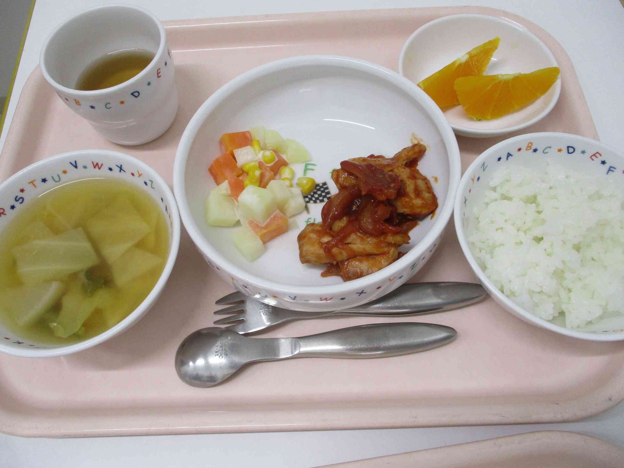 １月２０日の給食（幼児食）