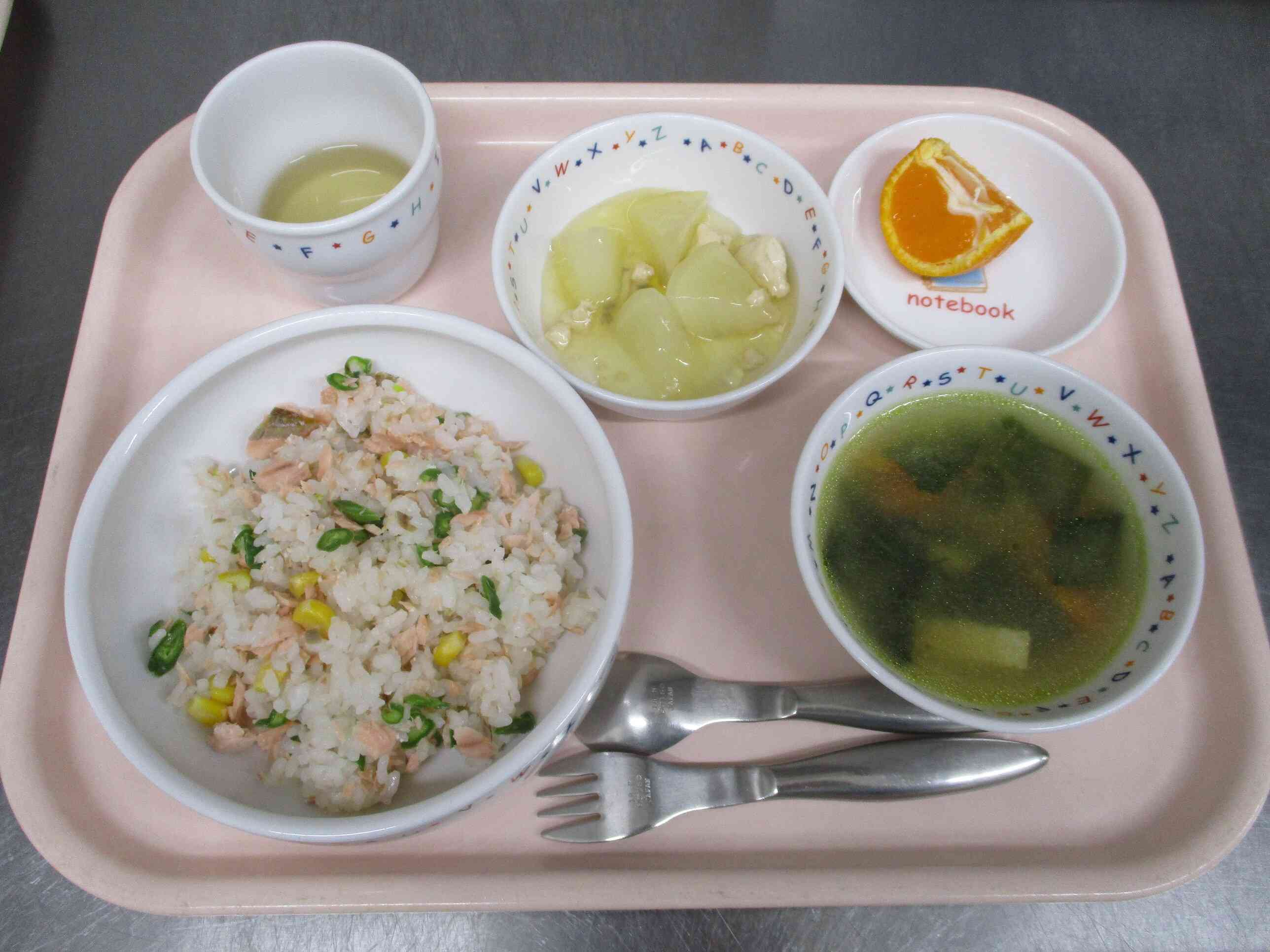 ３月２日の給食（幼児食）