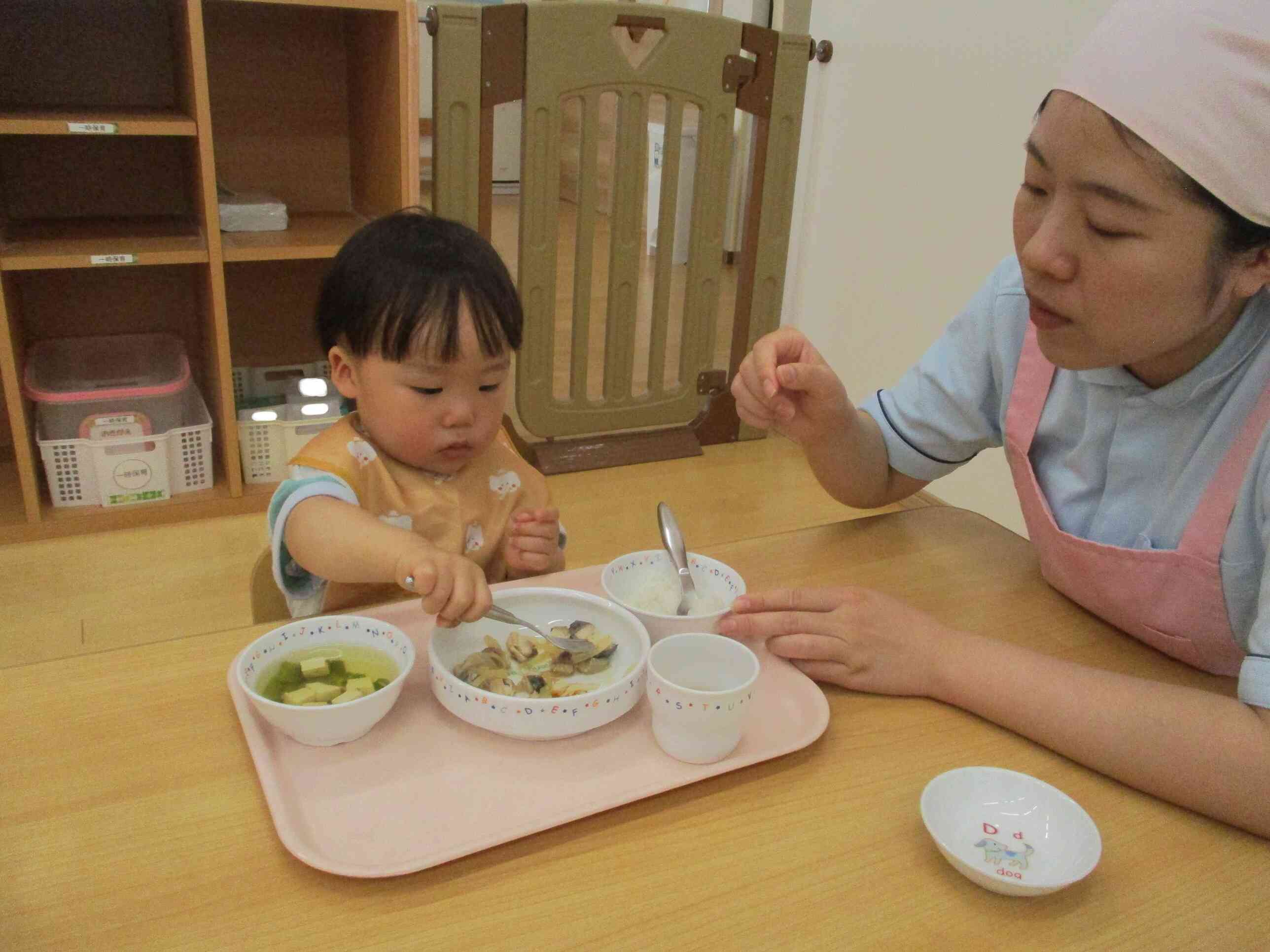 給食の様子