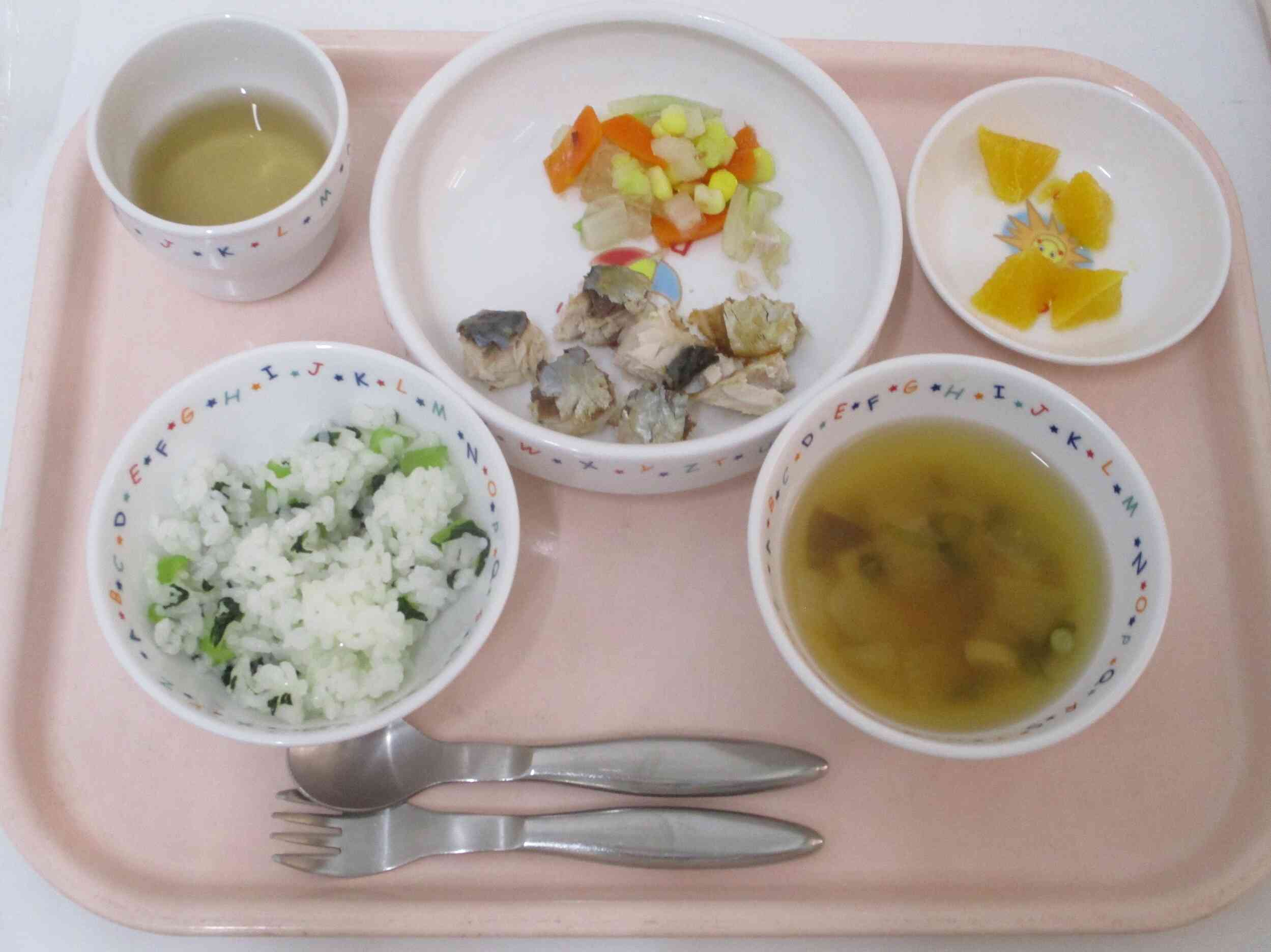 10月14日の幼児食