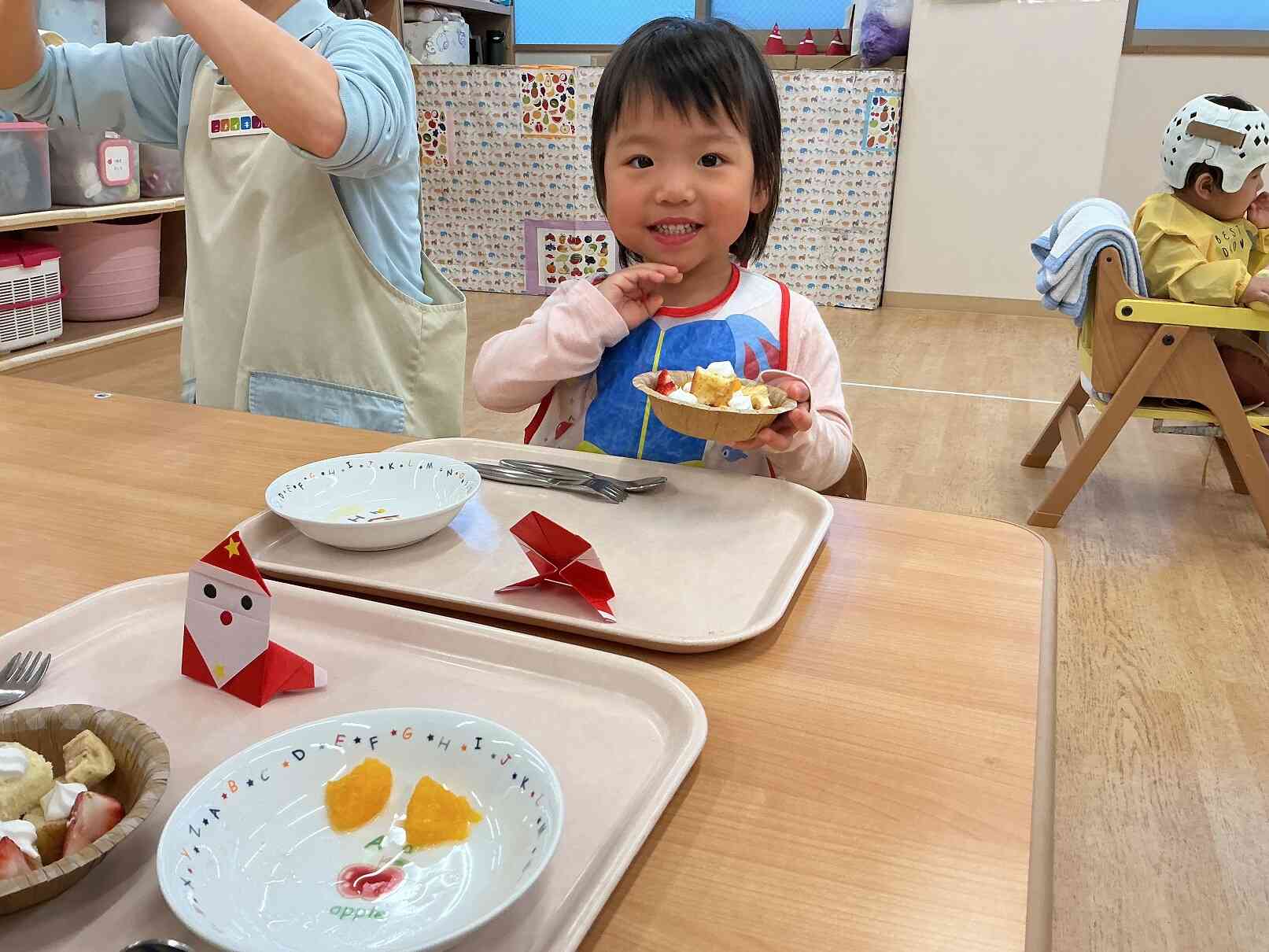 食育「クリスマスケーキ作り」