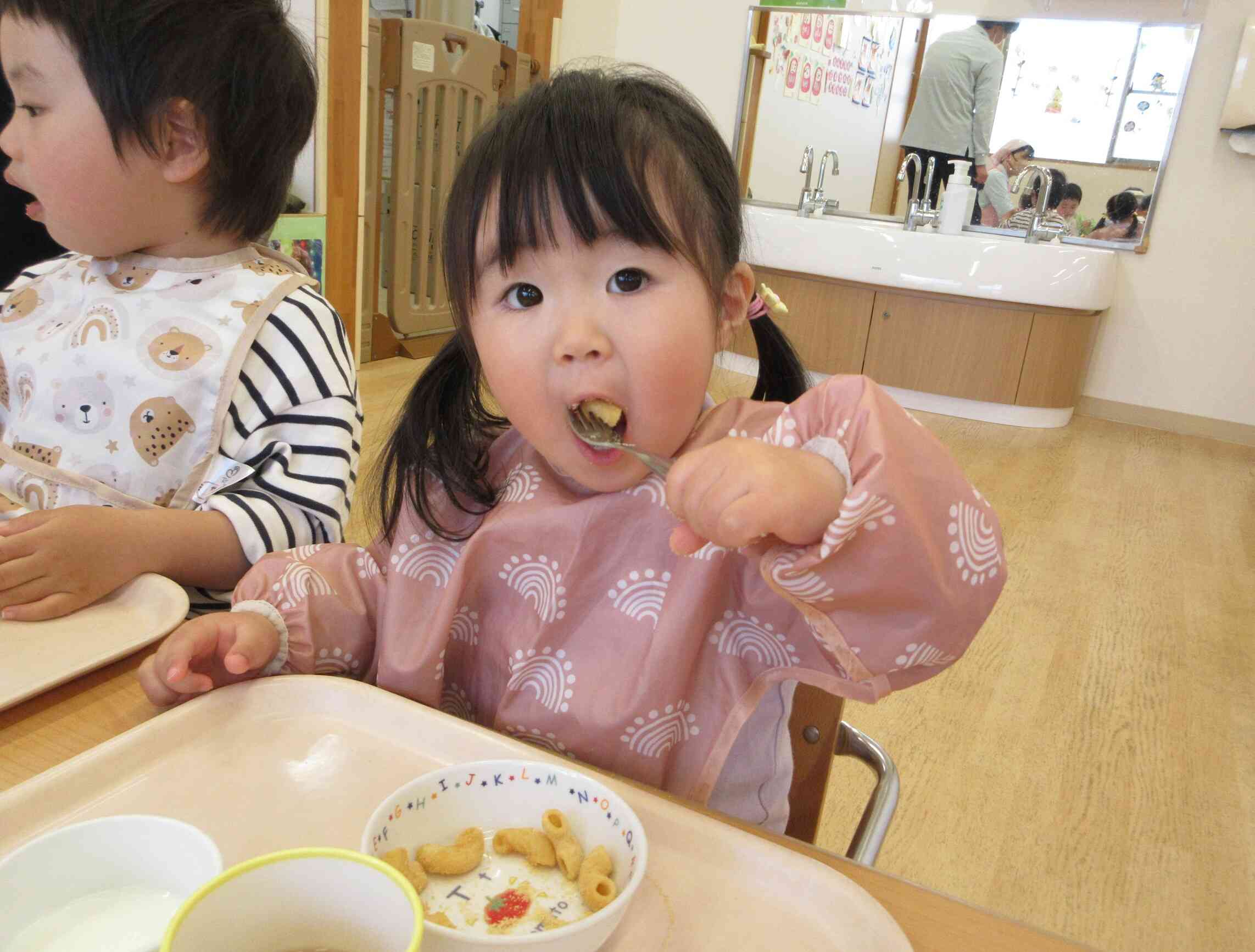 みんなの美味しそうなお顔♪ いただきます！