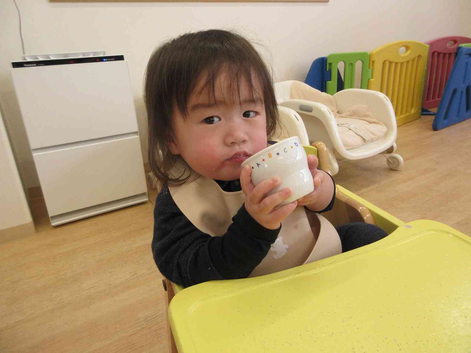 牛乳だーいすき♪ゴクゴク飲むよ☆