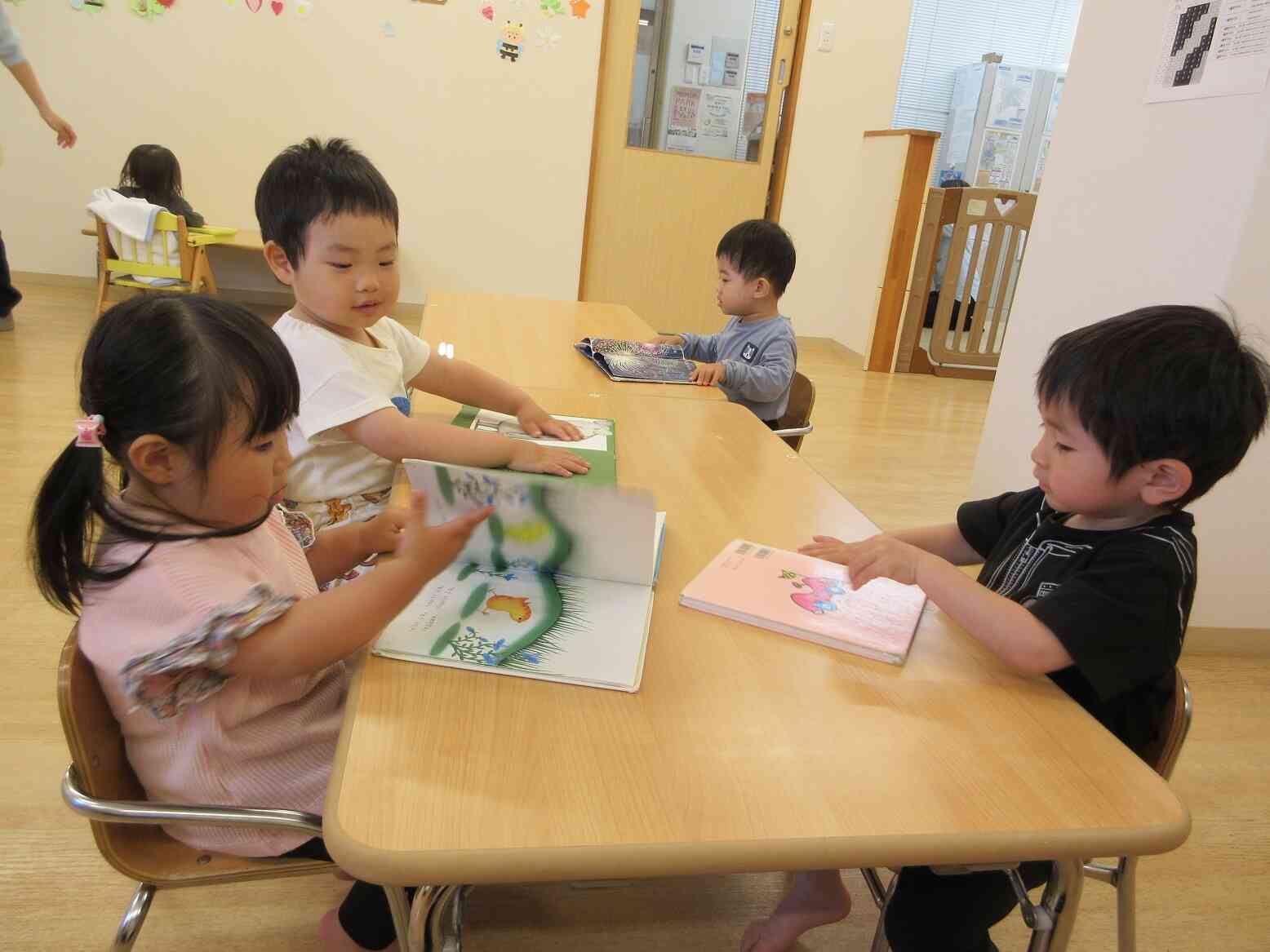給食後～あひる組・うさぎ組～