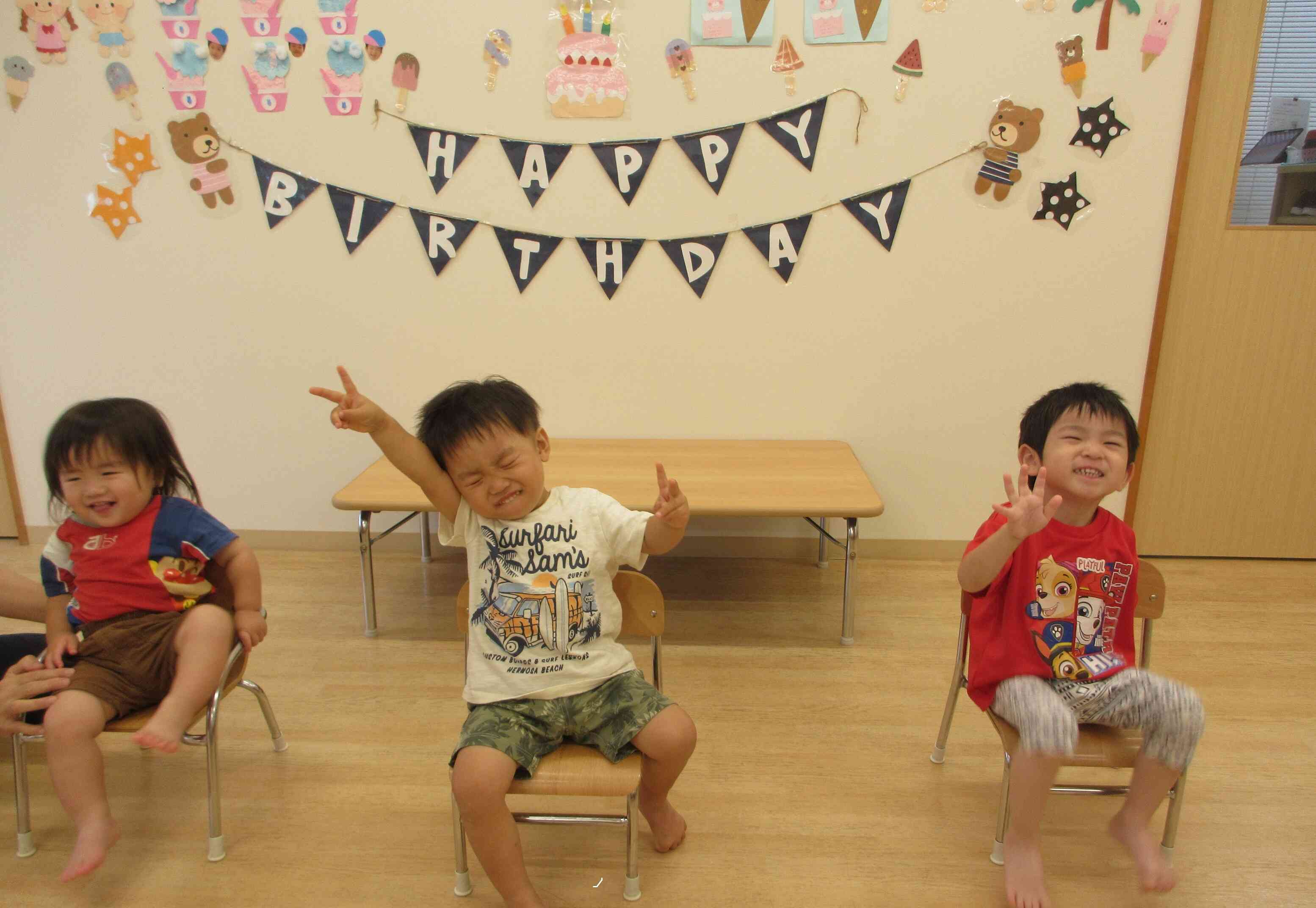 夏のお誕生日会☆