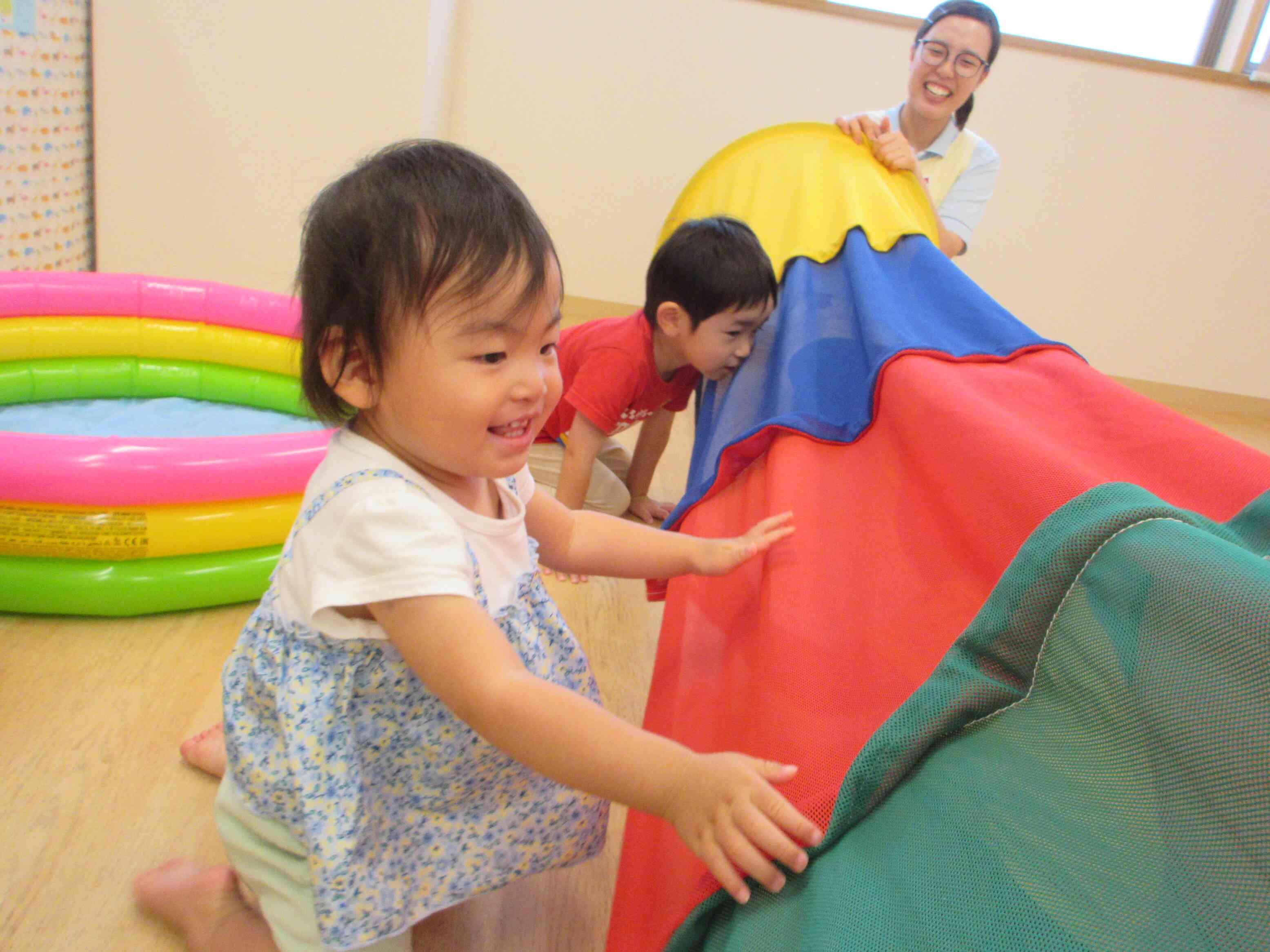 雨の日のお部屋遊びの様子♪