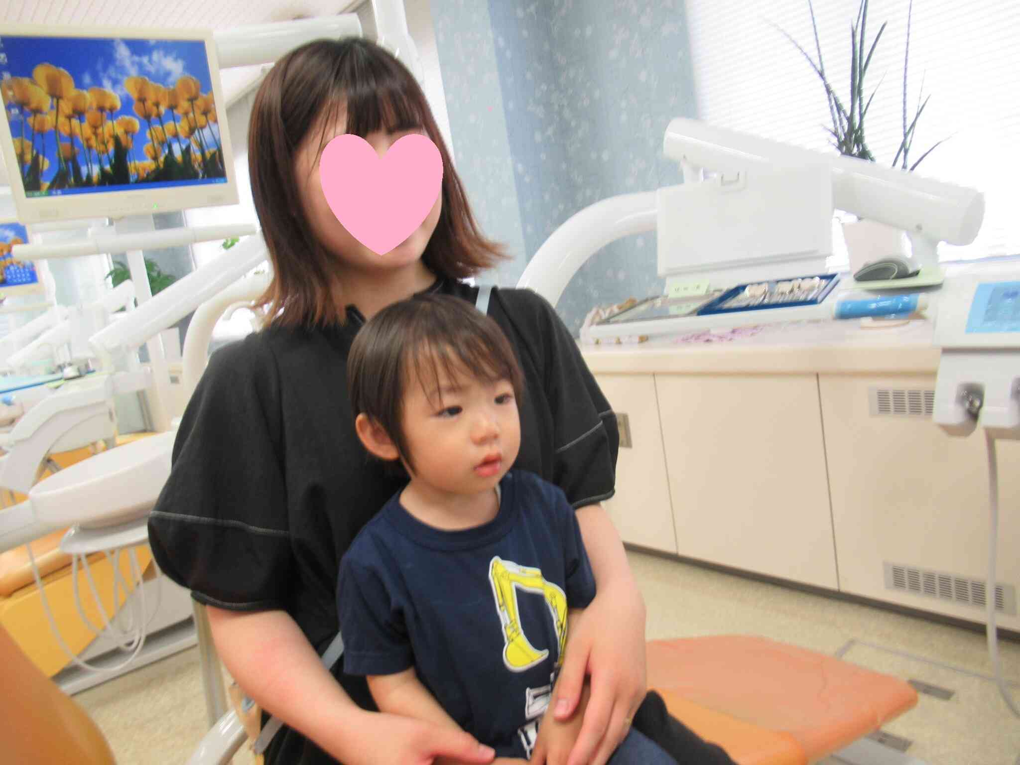 ママと参加したお友だちもいました（都合欠予定だった為、健診のみ参加）