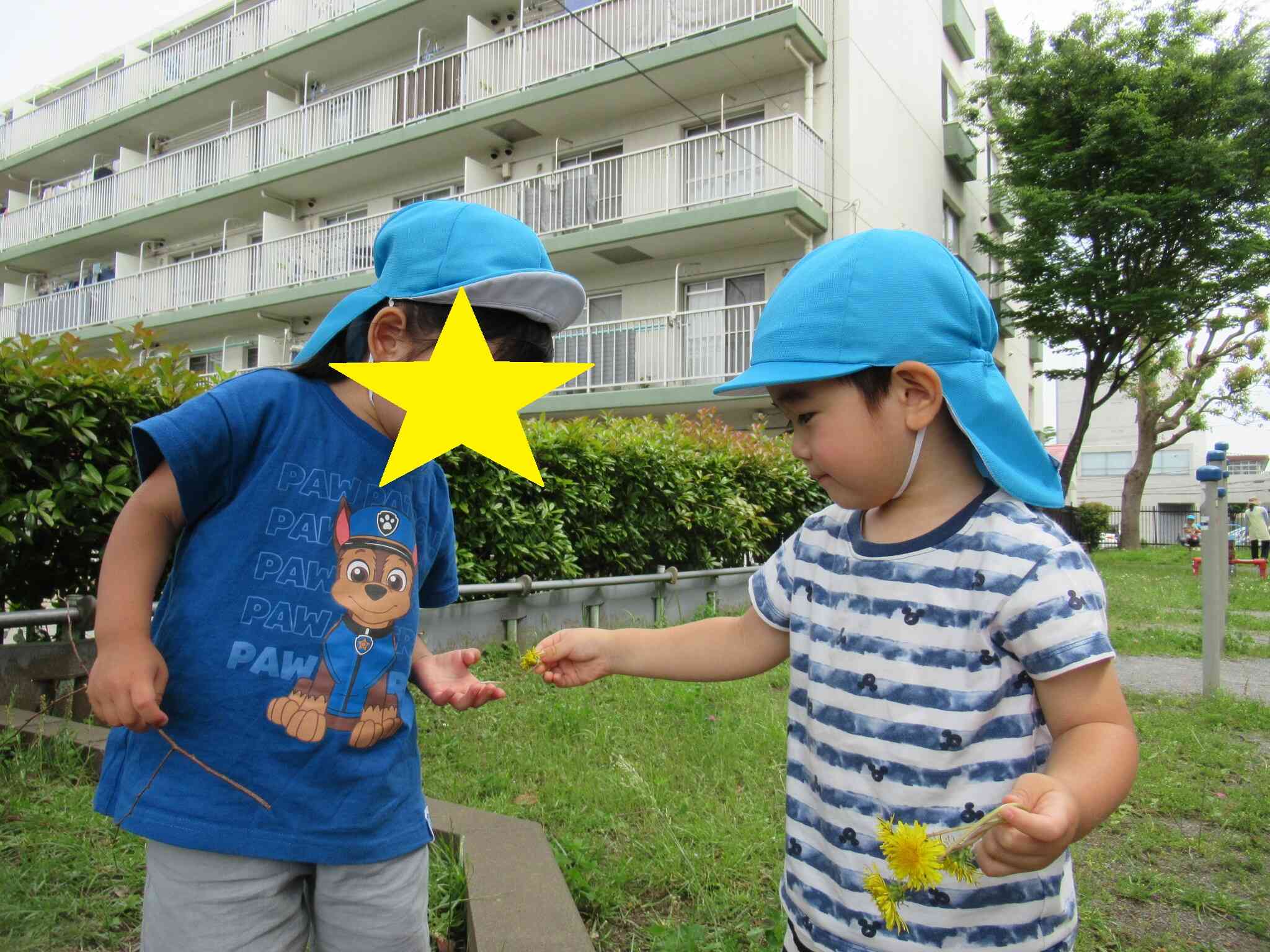 お花どうぞ！