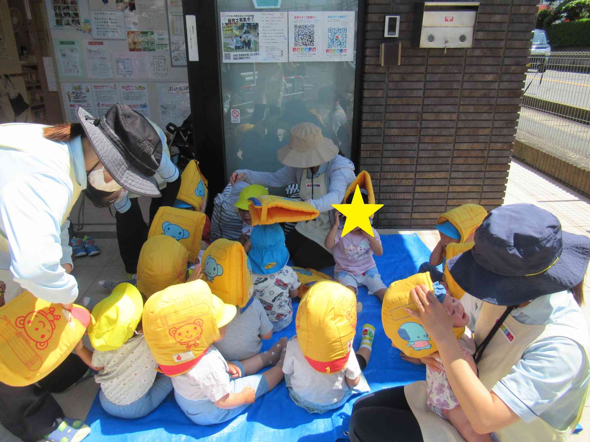 避難訓練を実施しました（3クラス）