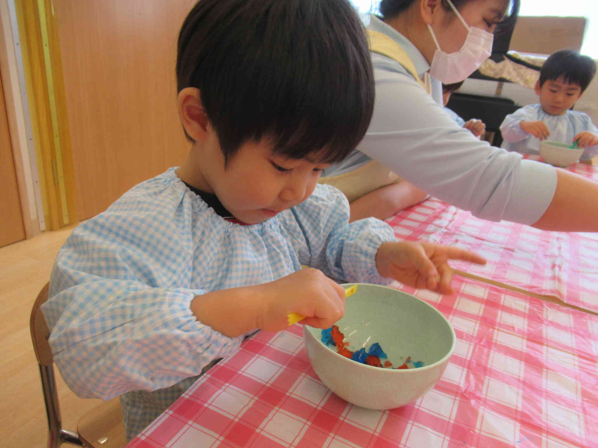 まぜまぜ！寒天でお料理中☆