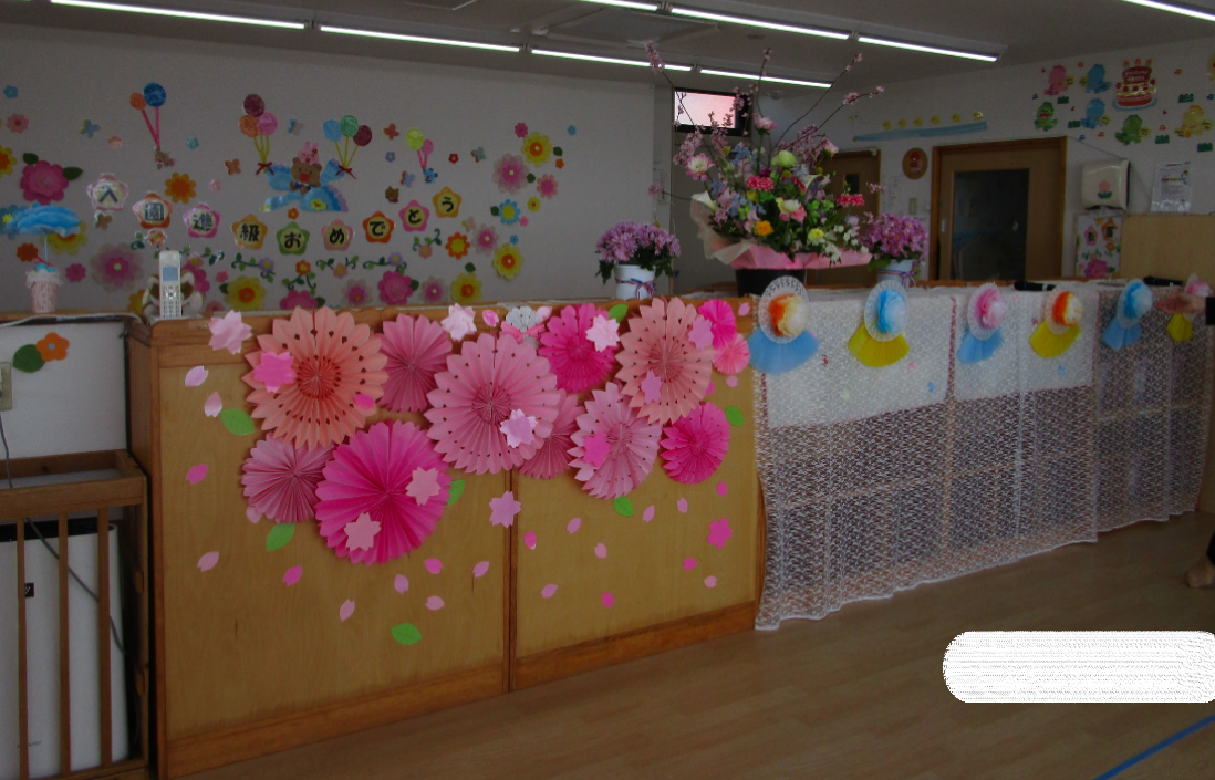 お部屋の桜も満開です